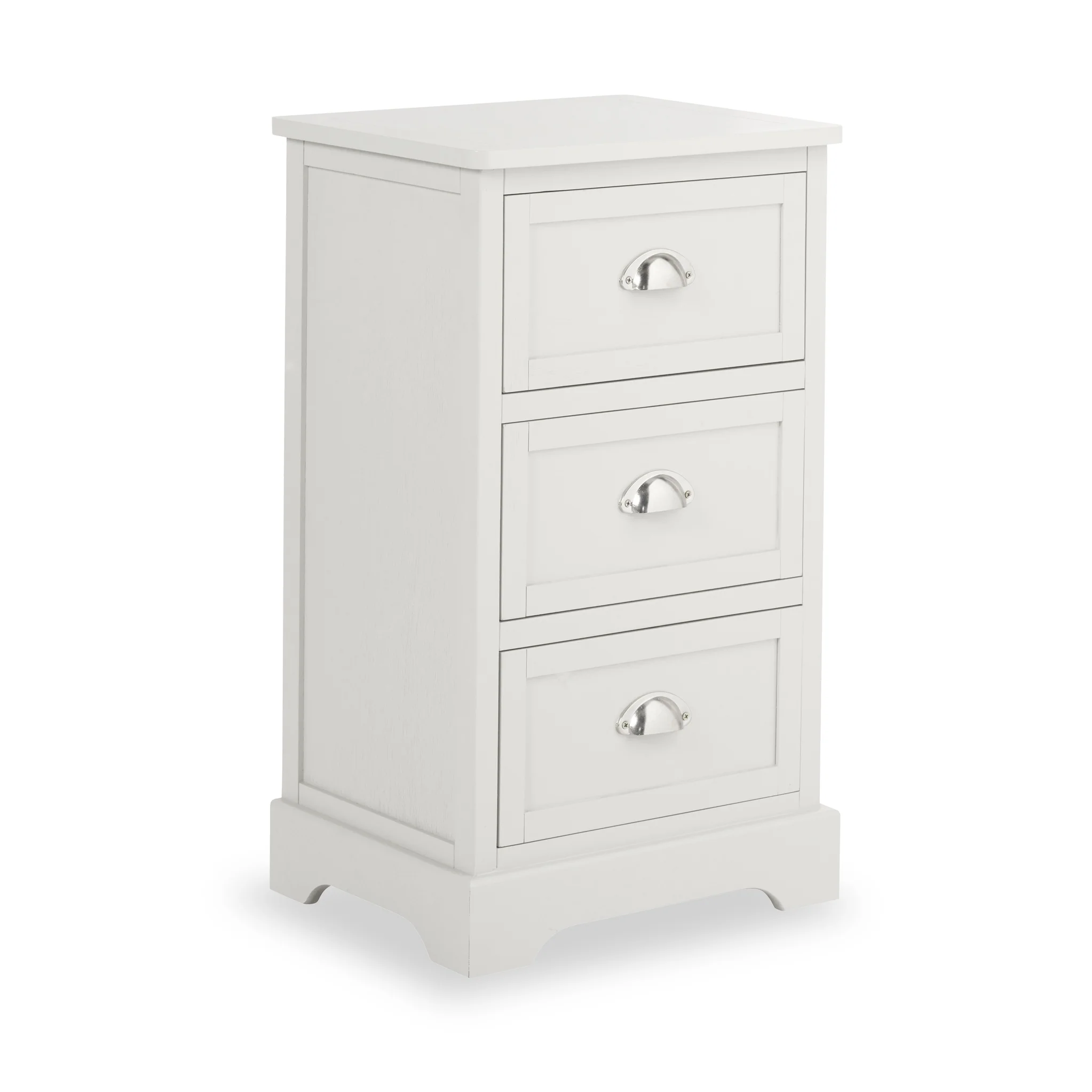 Croft Pine 3 Drawer Bedside Table - Image 9