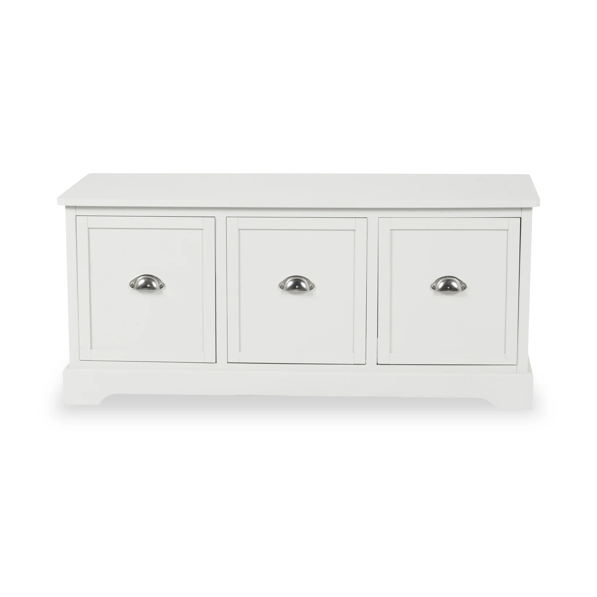 Croft Pine 3 Drawer Storage Bench - Image 3