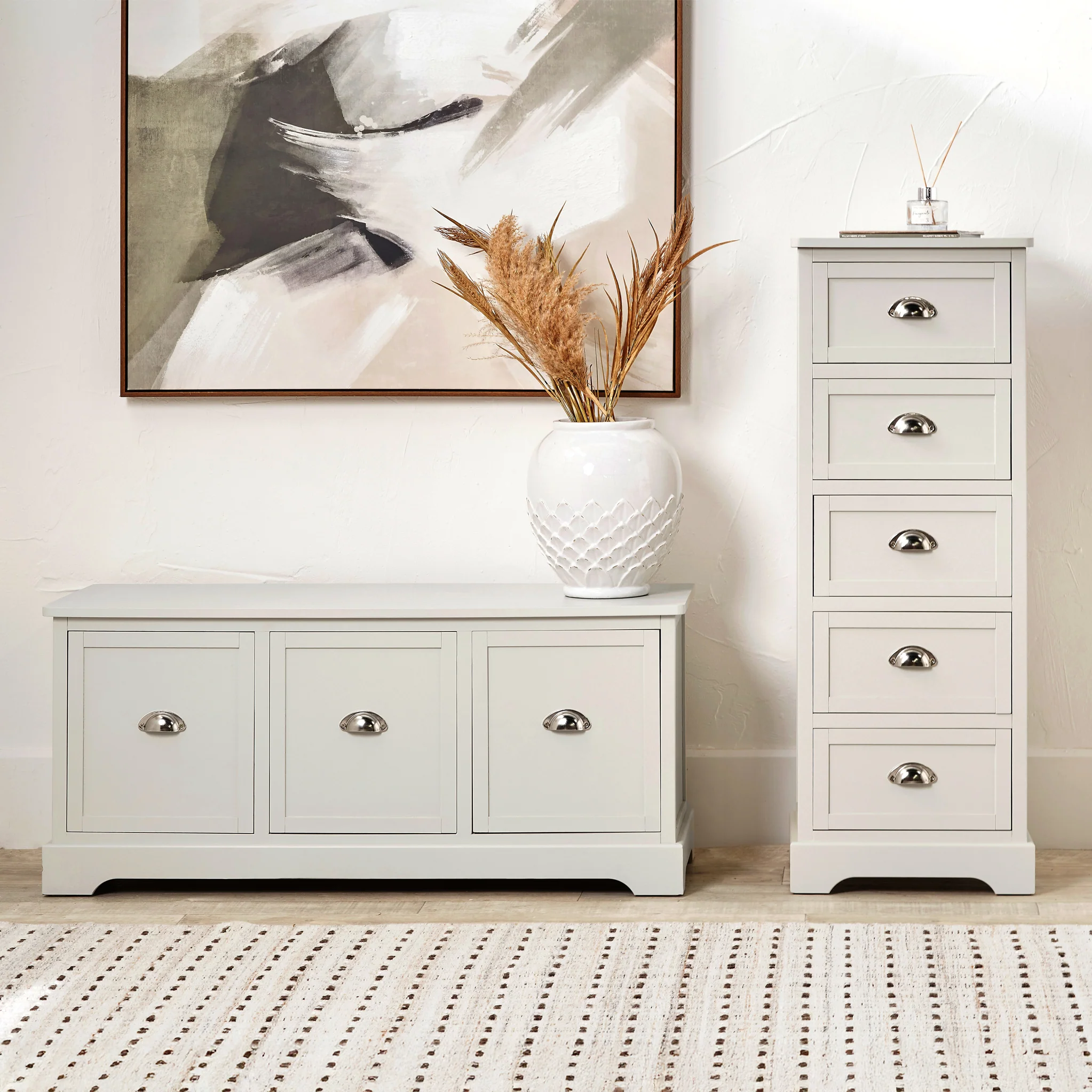 Croft Pine 5 Drawer Tallboy - Image 10