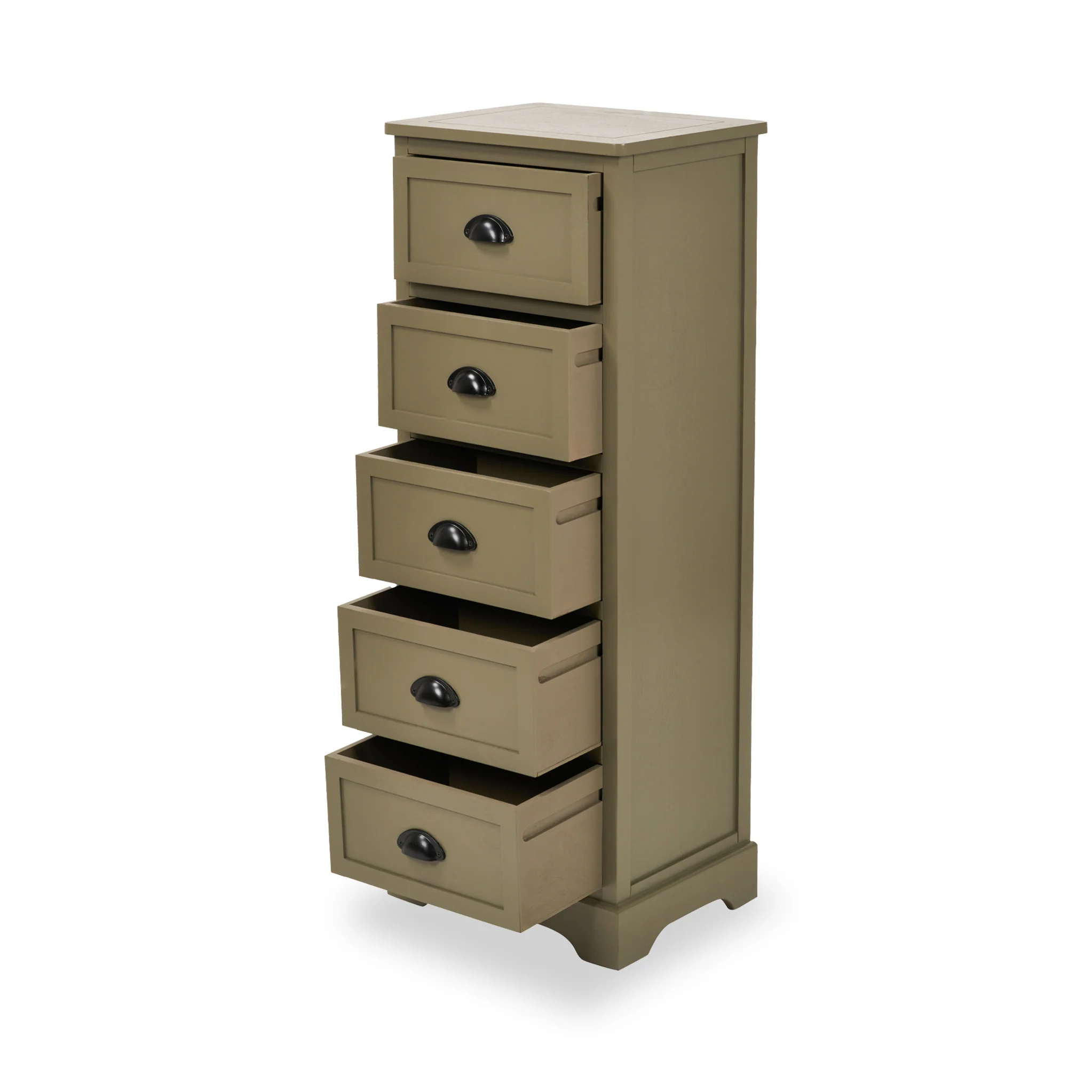 Croft Pine 5 Drawer Tallboy - Image 4