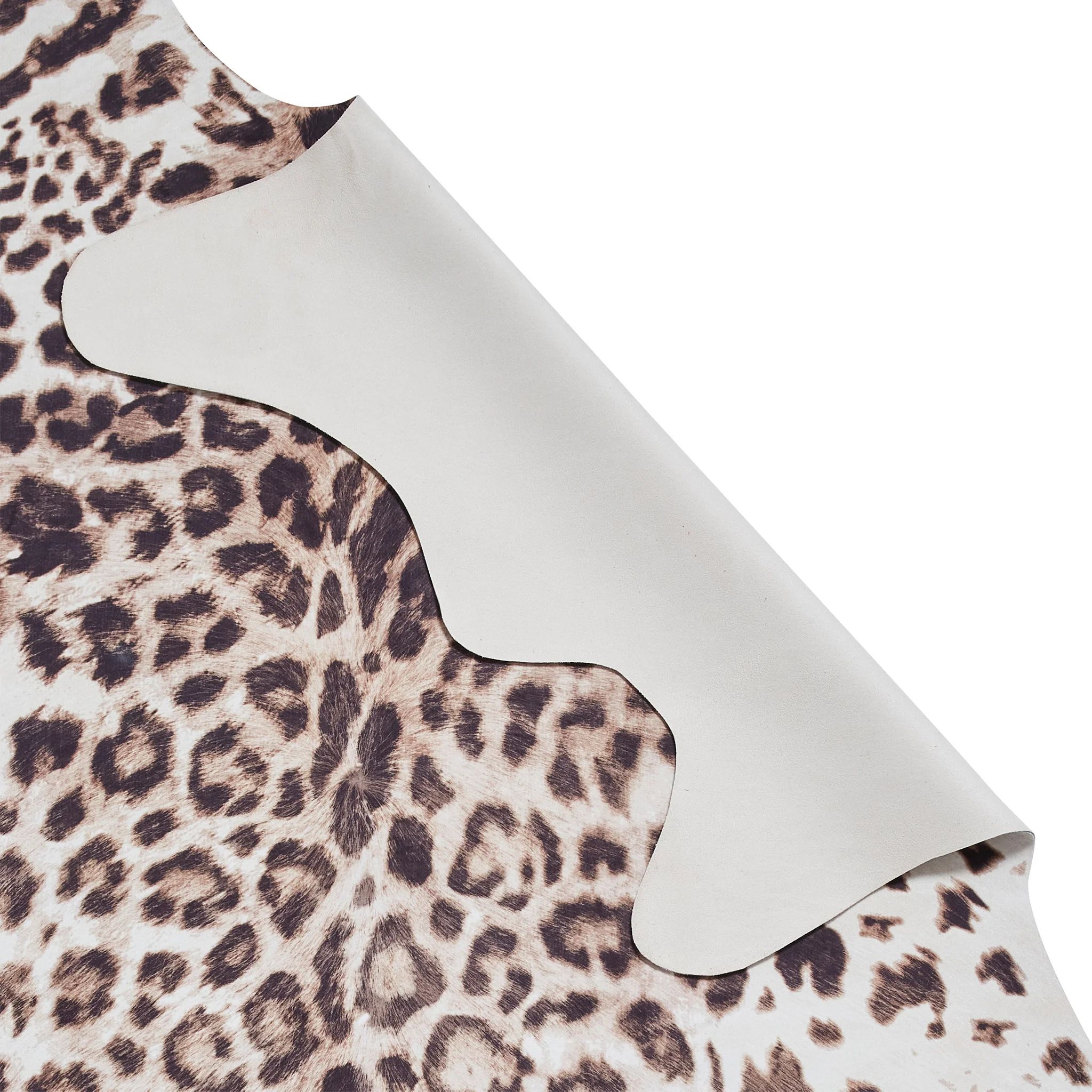 Dakar Faux Fur Leopard Print Rug - Image 6