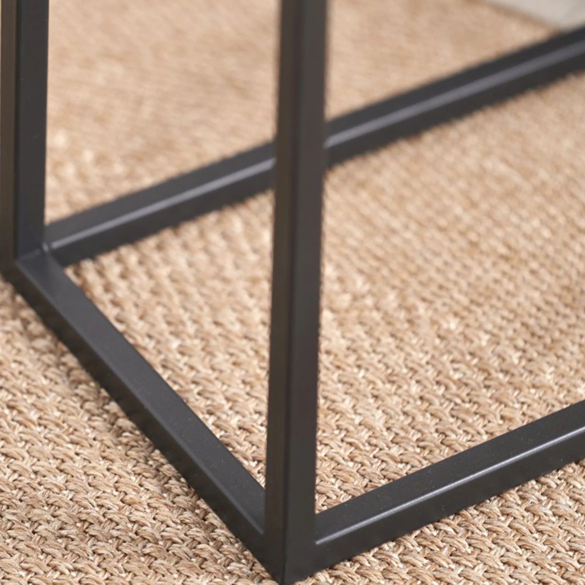 Daley Black Ash Effect Side Table - Image 5