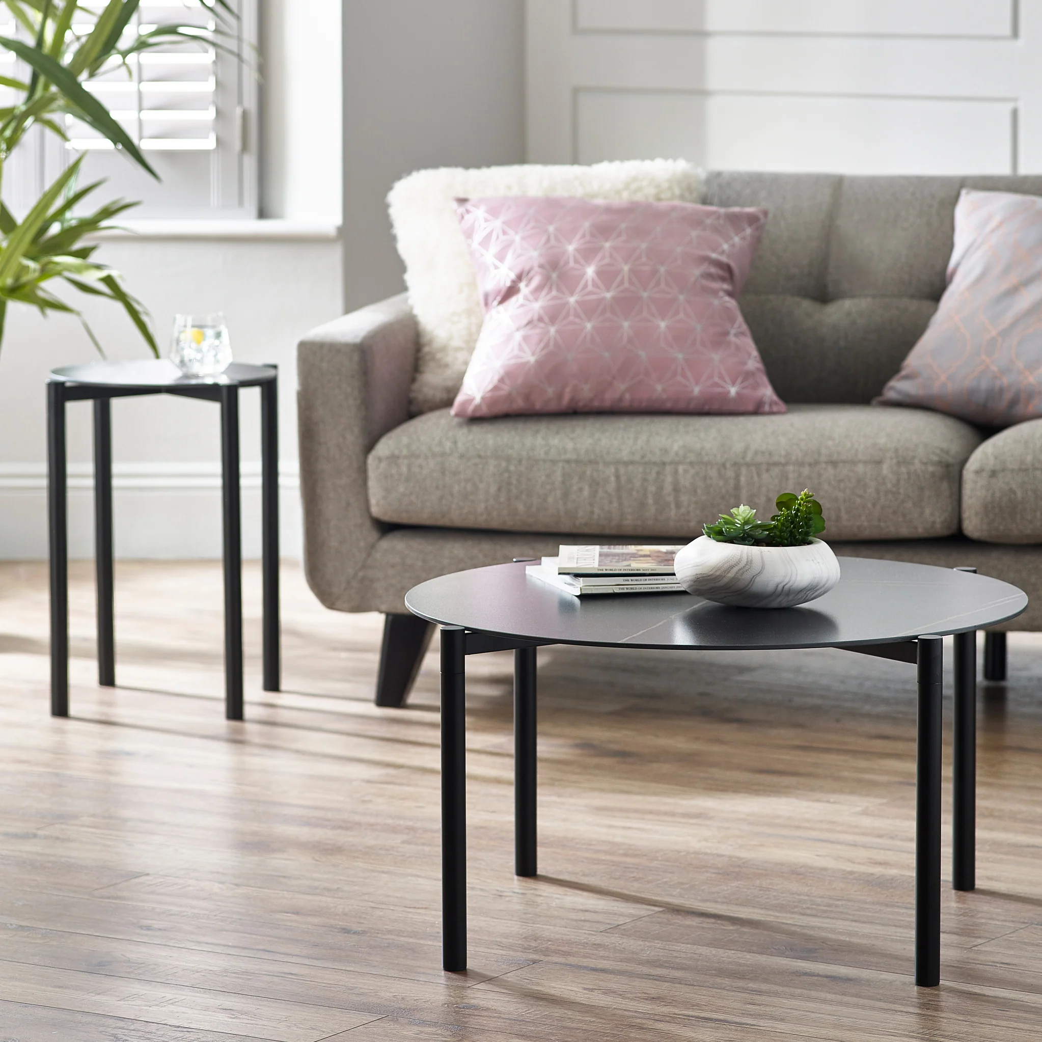 Dalston Black Coffee Table - Image 2