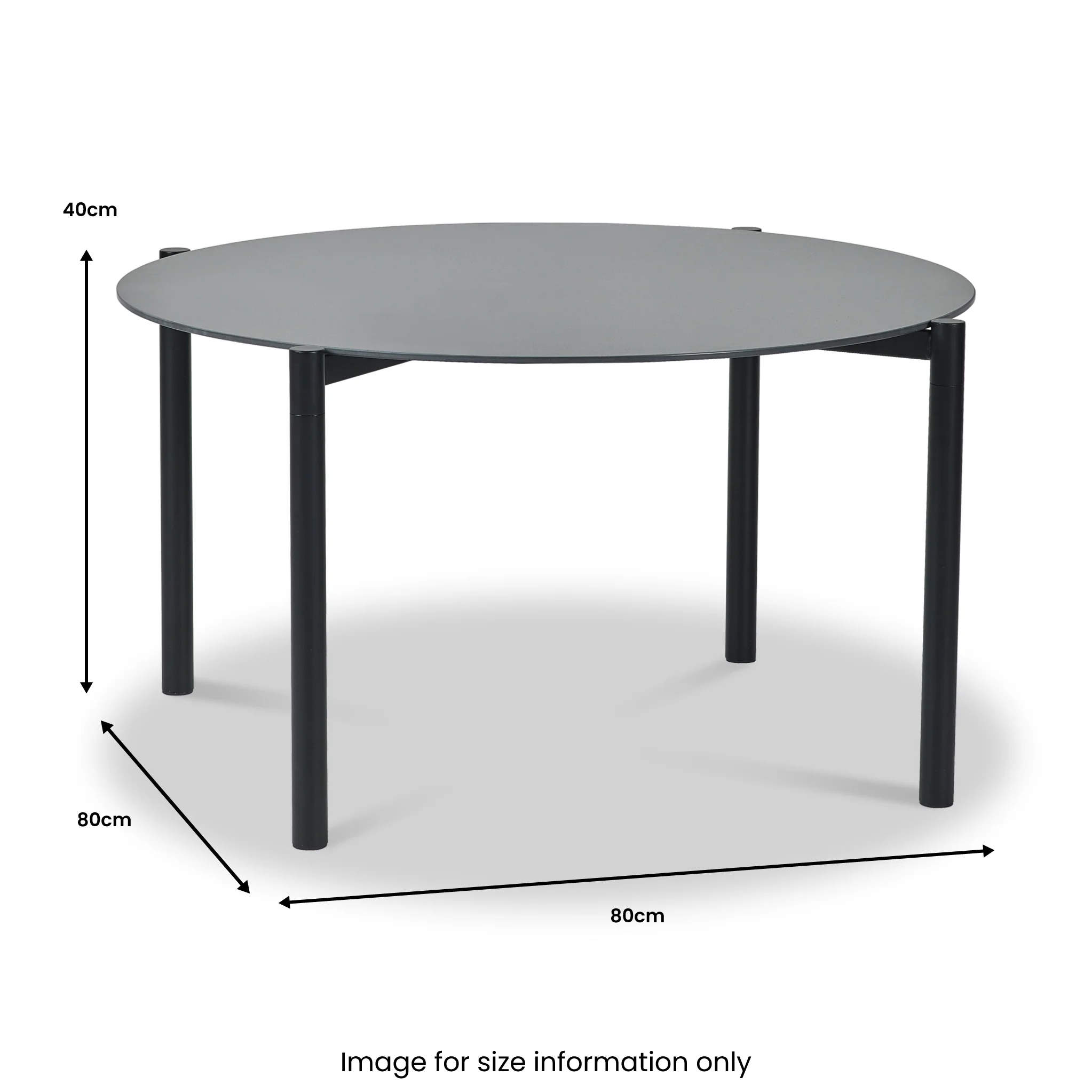 Dalston Black Coffee Table - Image 3