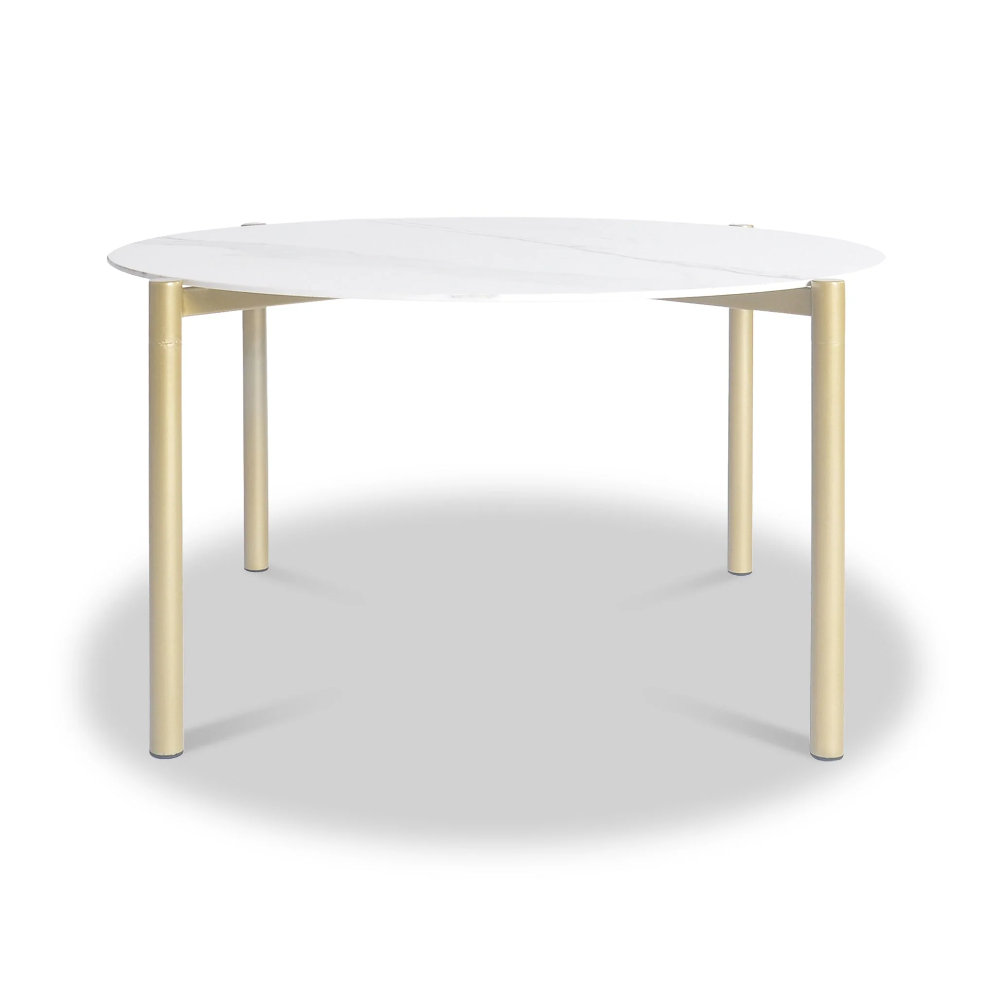 Dalston White & Gold Coffee Table