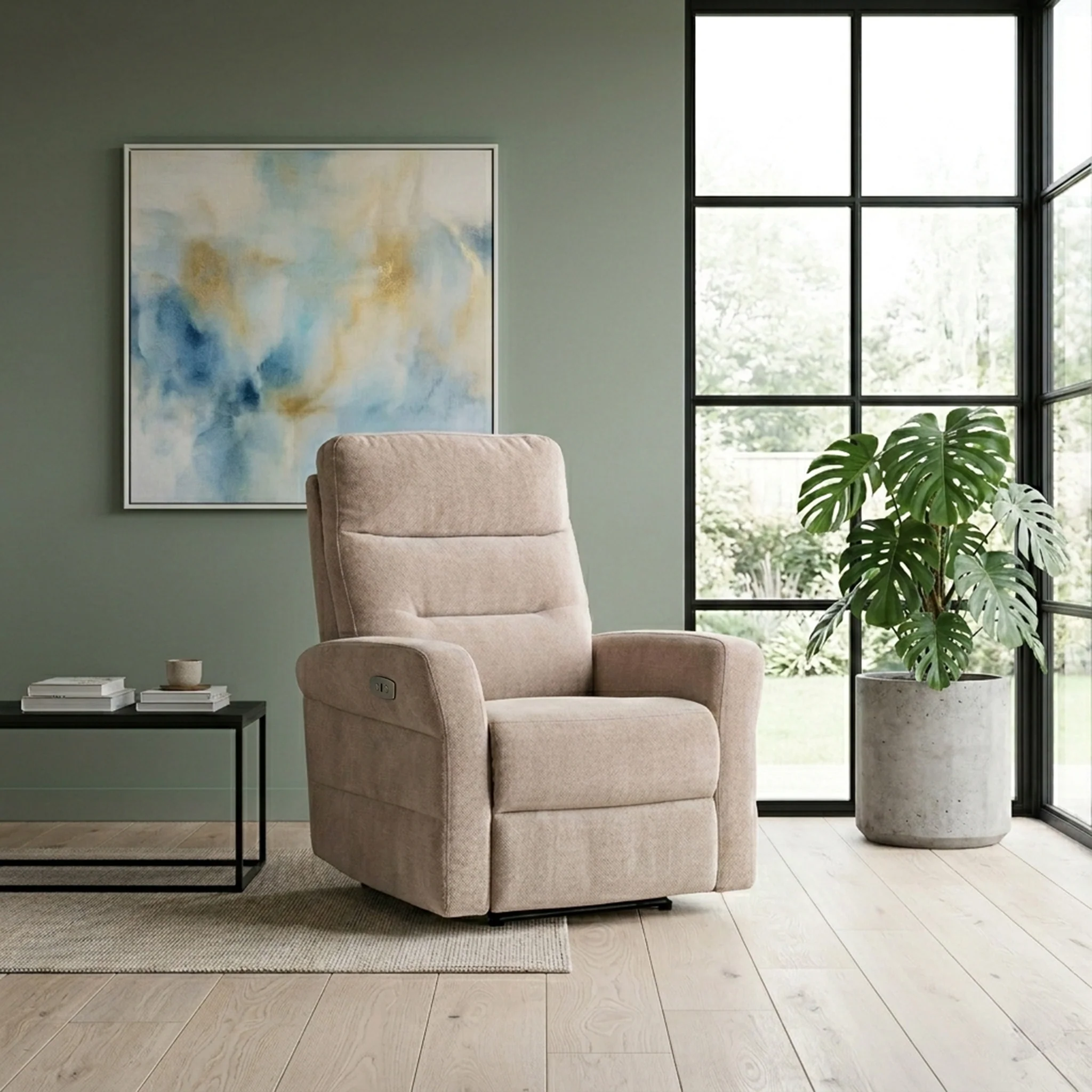 Dalton Fabric Power Reclining Armchair - Image 2