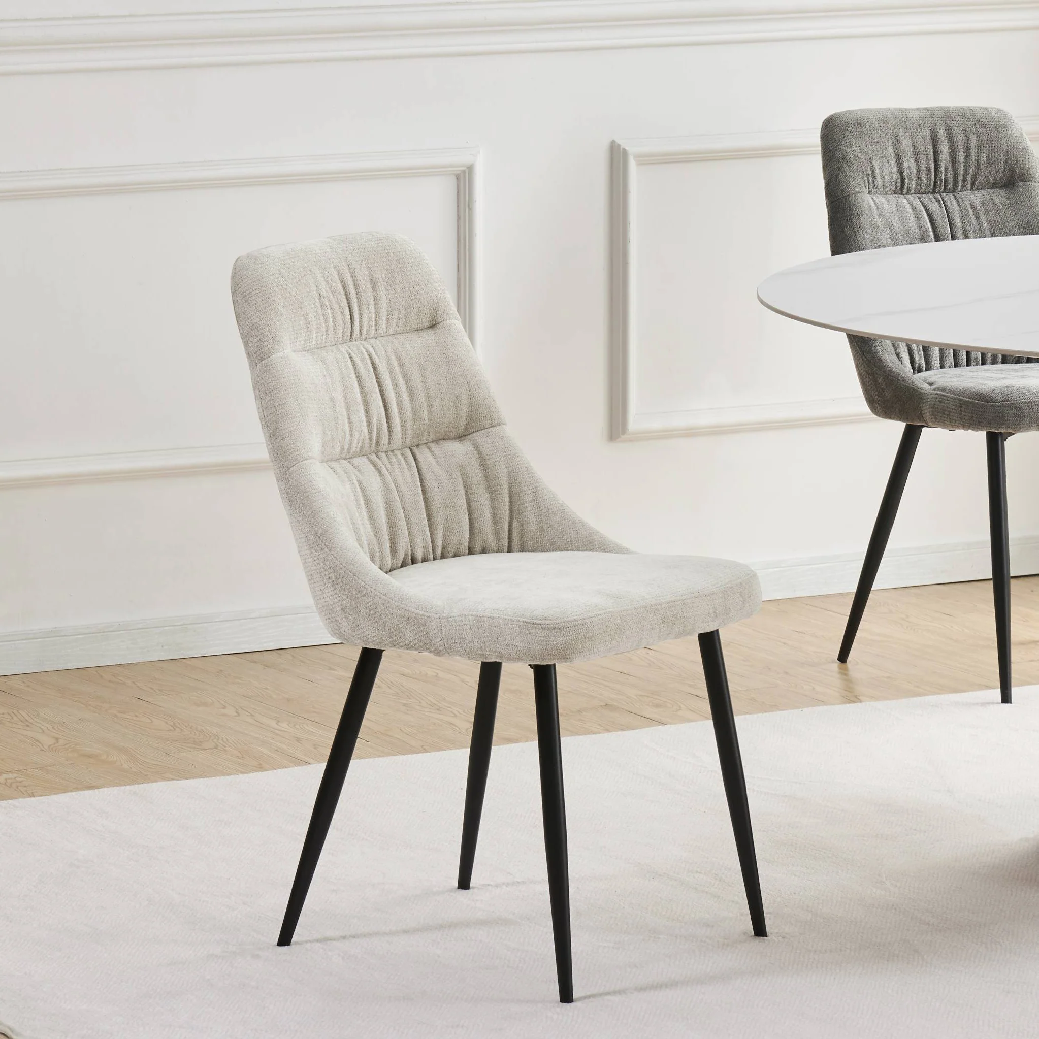 Darnley Chenille Dining Chair - Image 2