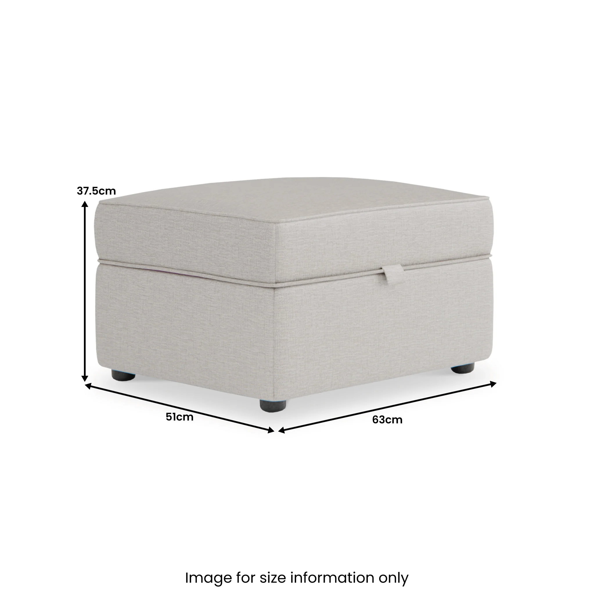 Dartmoor Storage Footstool - Image 7