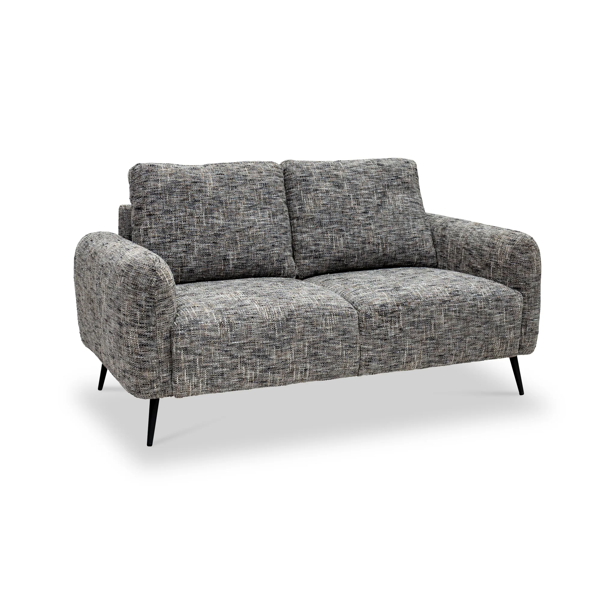 Delphine Multitonal Fabric 2 Seater Sofa - Image 3