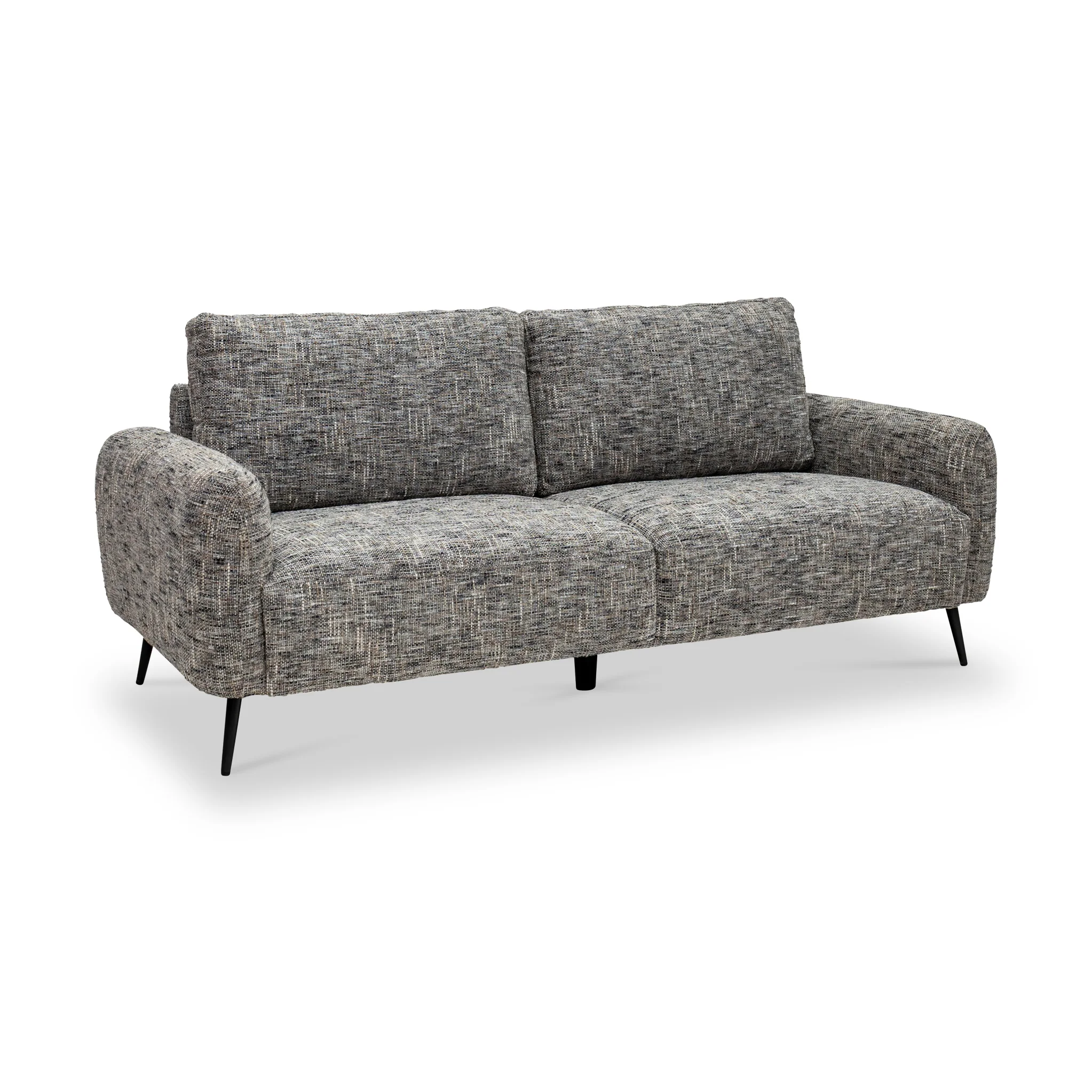 Delphine Multitonal Fabric 3 Seater Sofa - Image 3