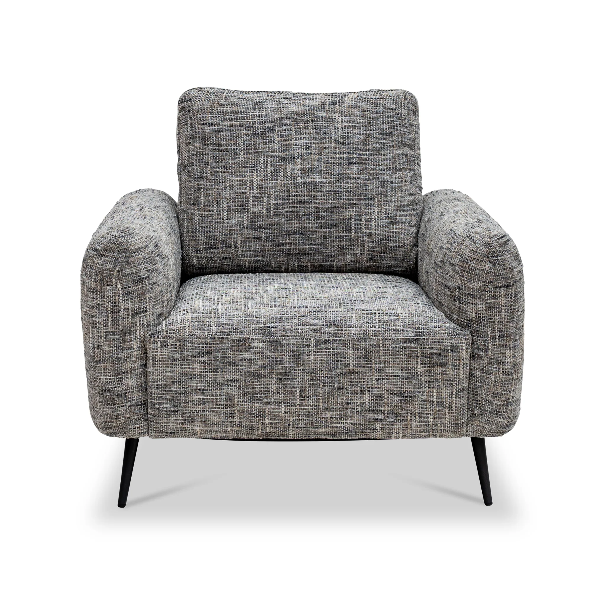 Delphine Multitonal Fabric Armchair - Image 3