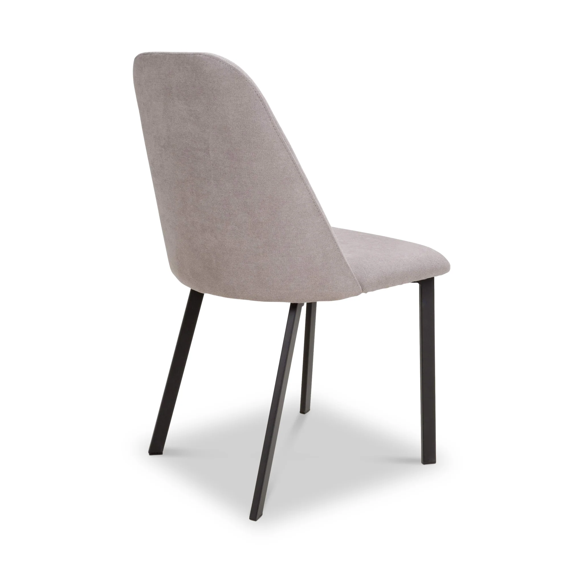Delwyn Grey Faux Linen Dining Chair - Image 7