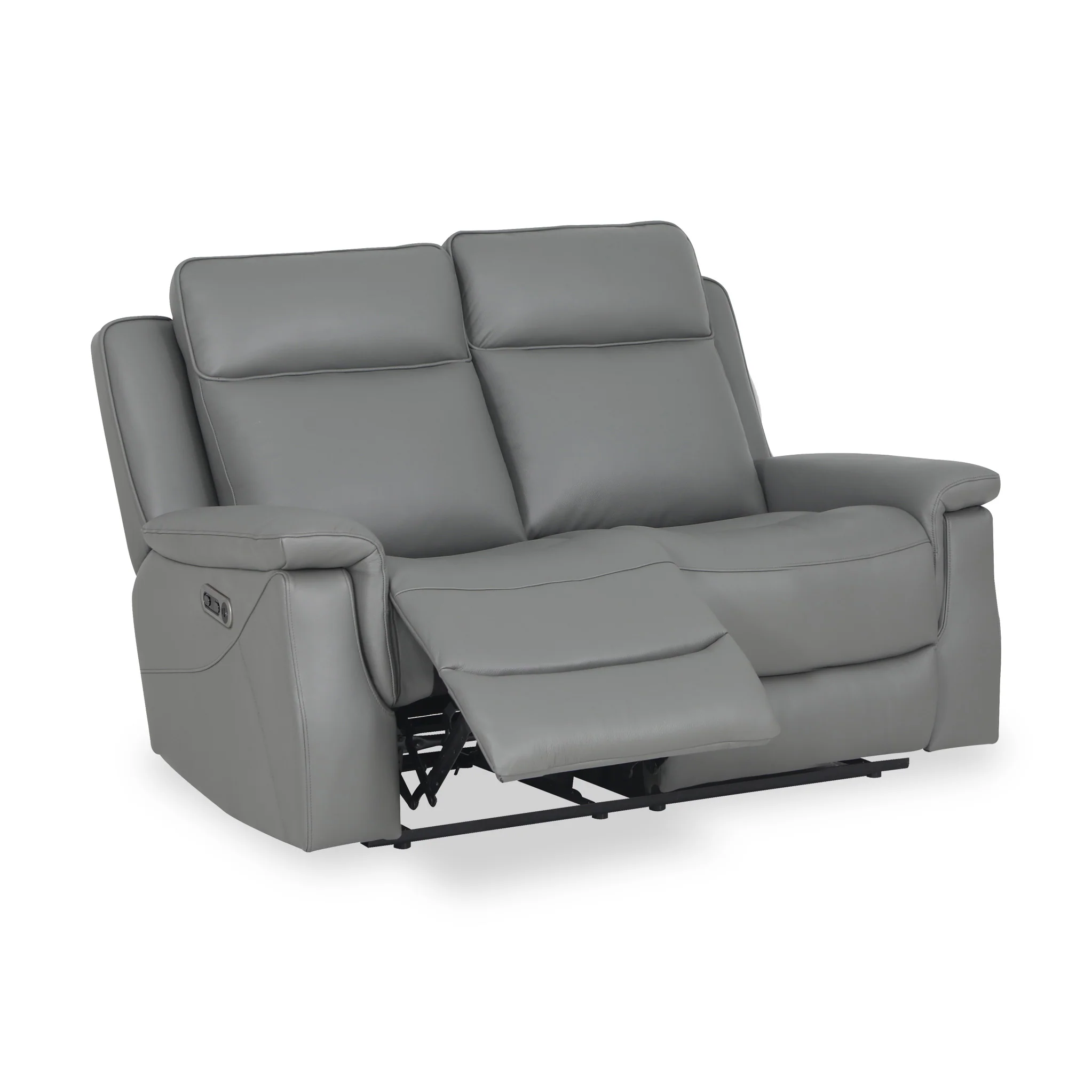 Denbor Power Leather Recliner 2 Seater Sofa - Image 3
