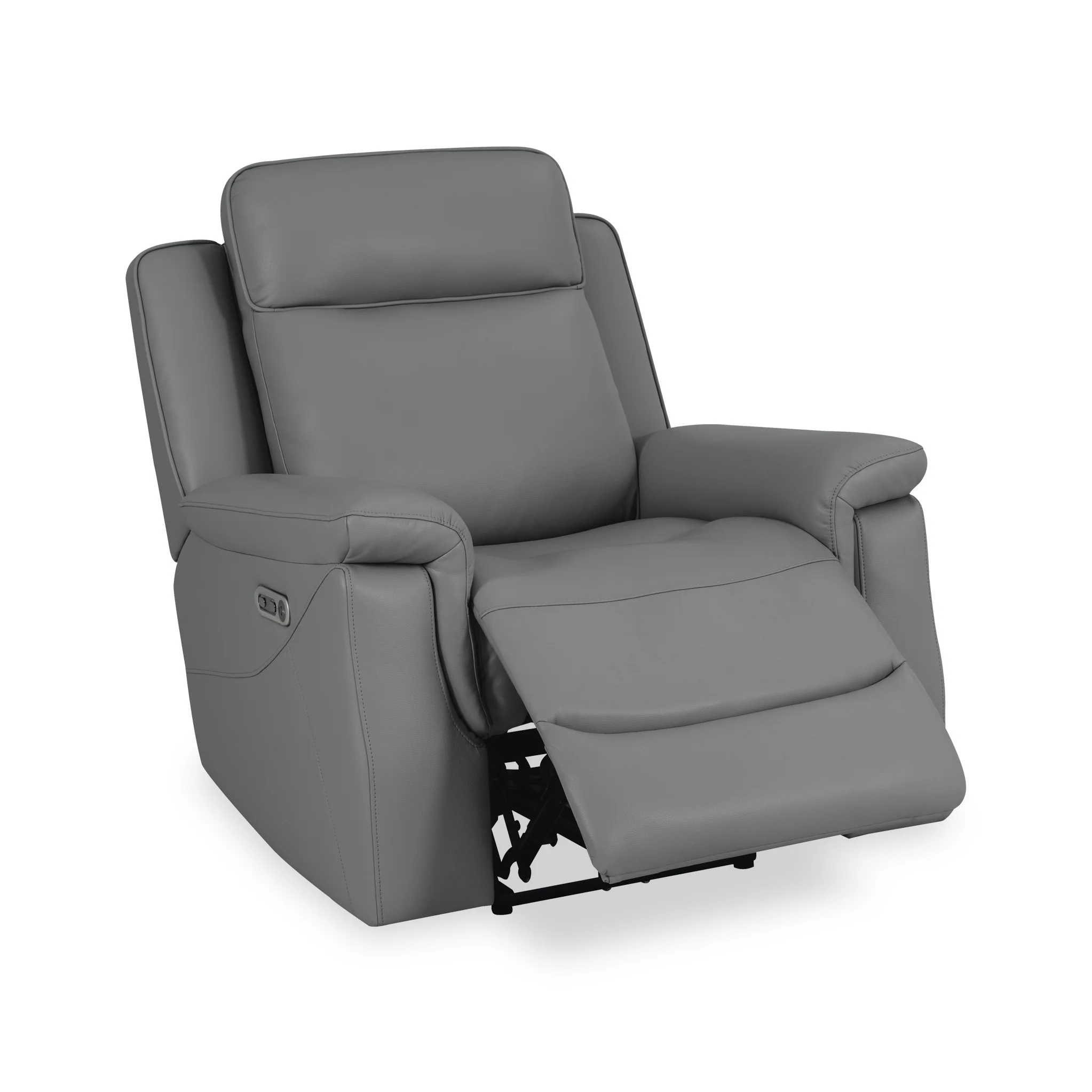 Denbor Power Leather Recliner Armchair - Image 3
