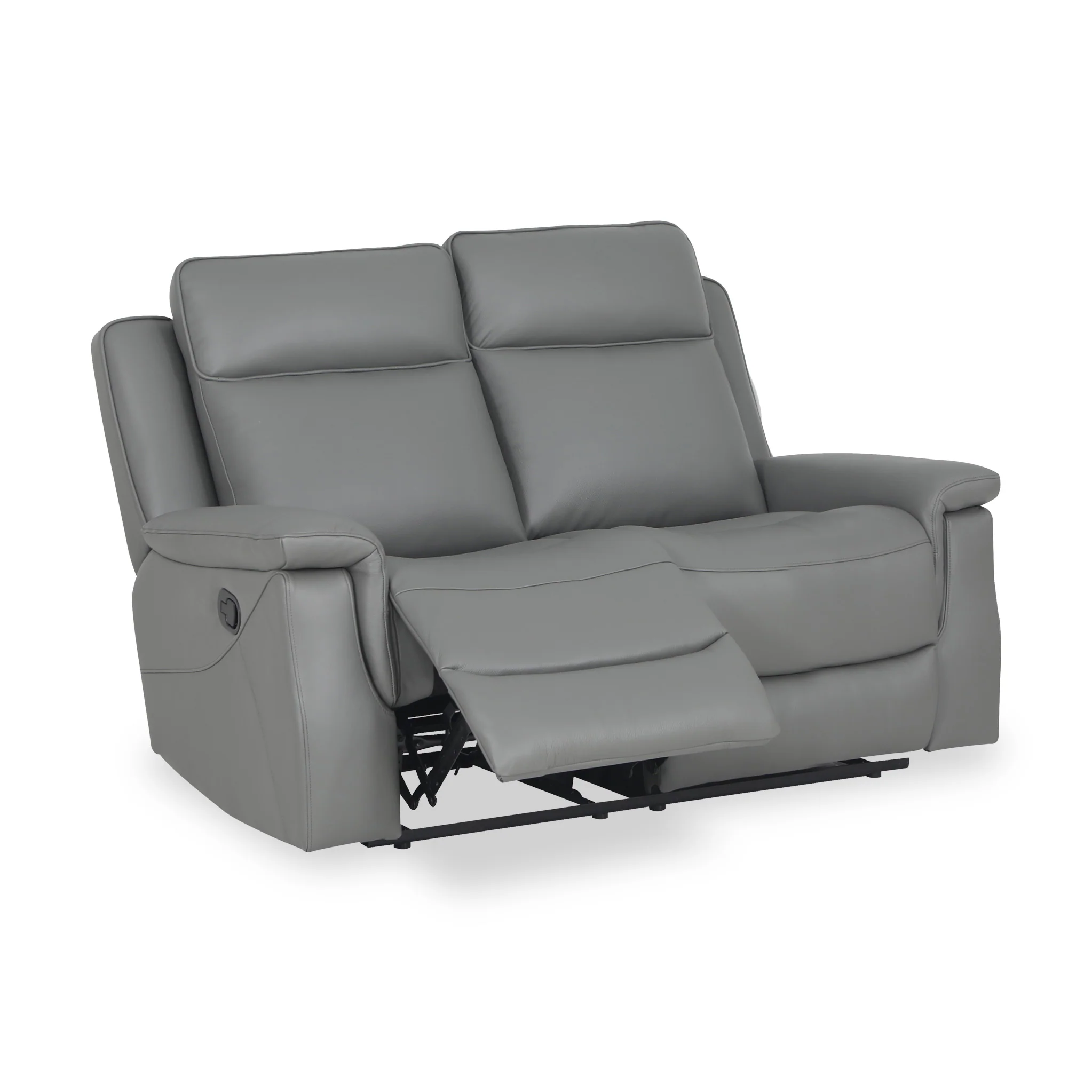 Denbor Leather Recliner 2 Seater Sofa - Image 3