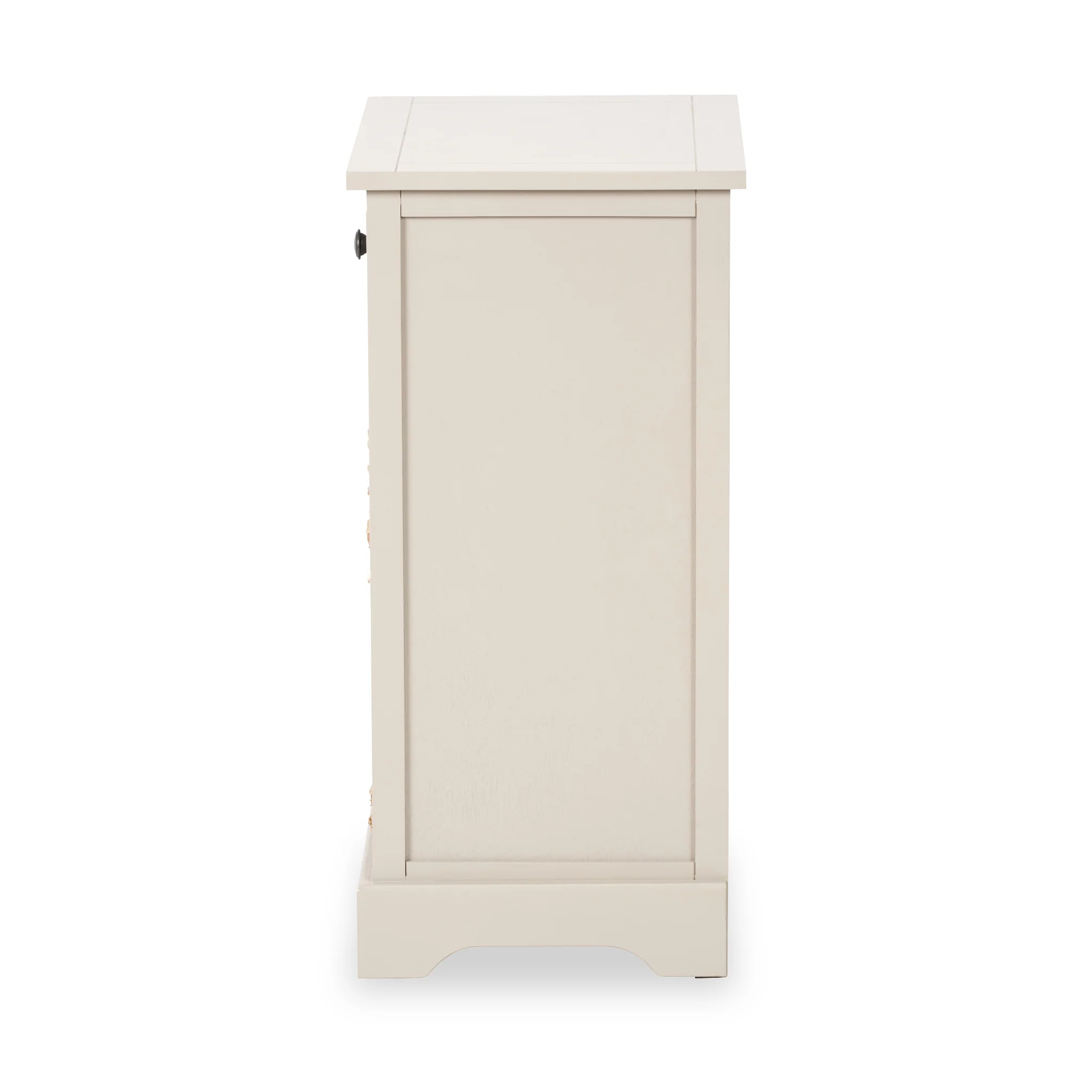 Devonshire Pine Bedside Table with Baskets - Image 8