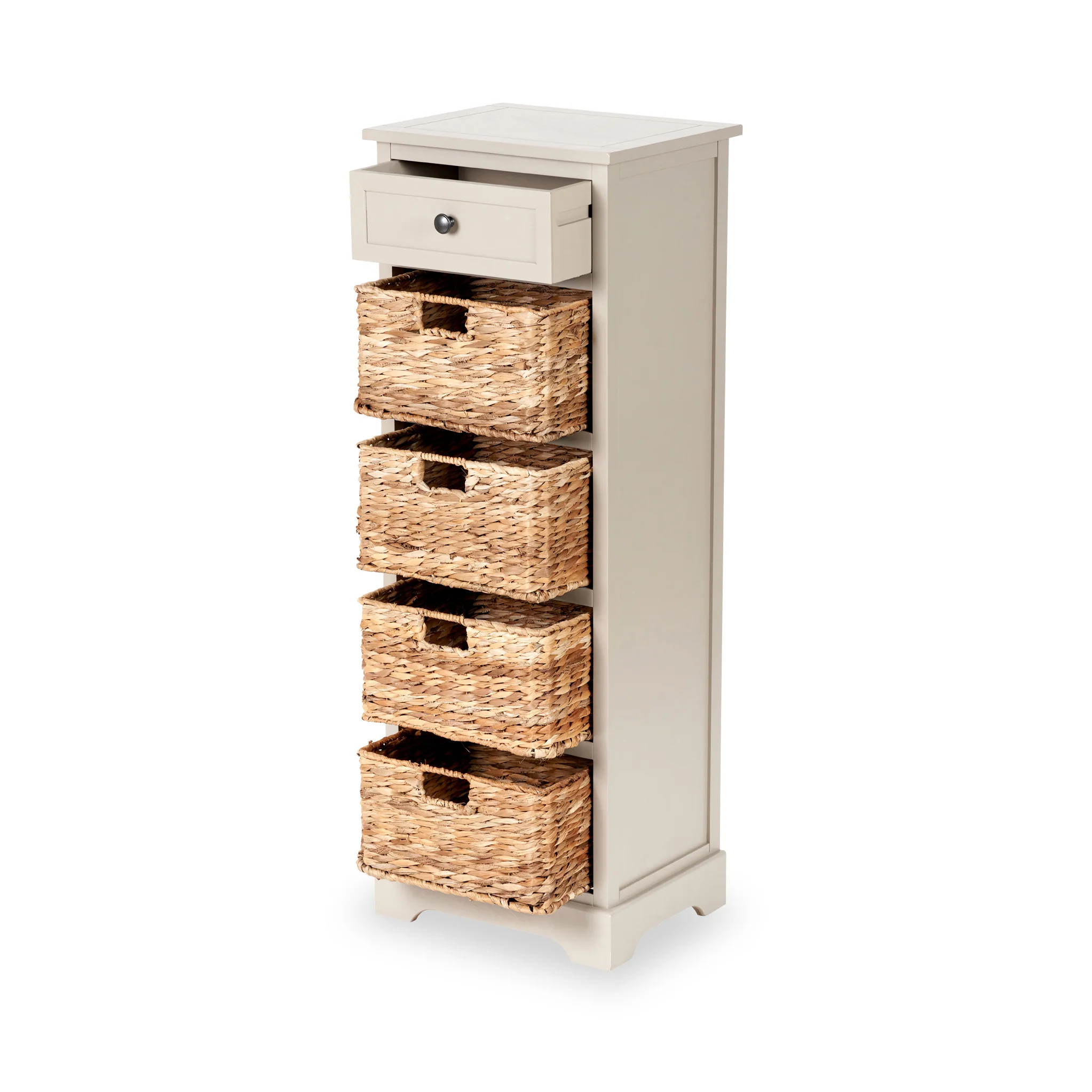 Devonshire Pine Tallboy with Baskets - Image 4