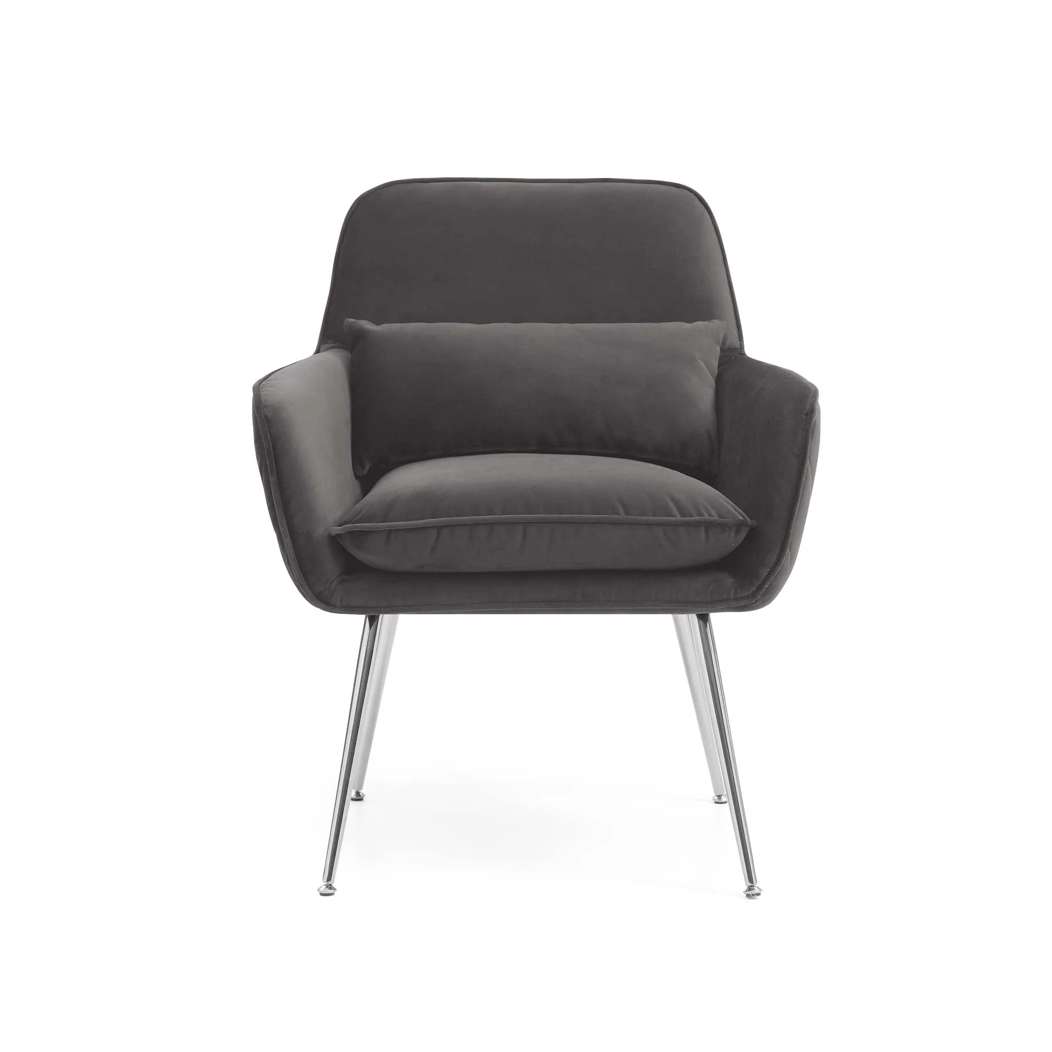 Diamond Velvet Accent Chair - Image 3