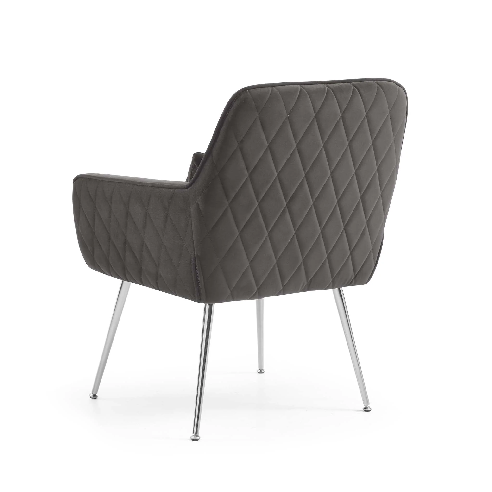 Diamond Velvet Accent Chair - Image 5