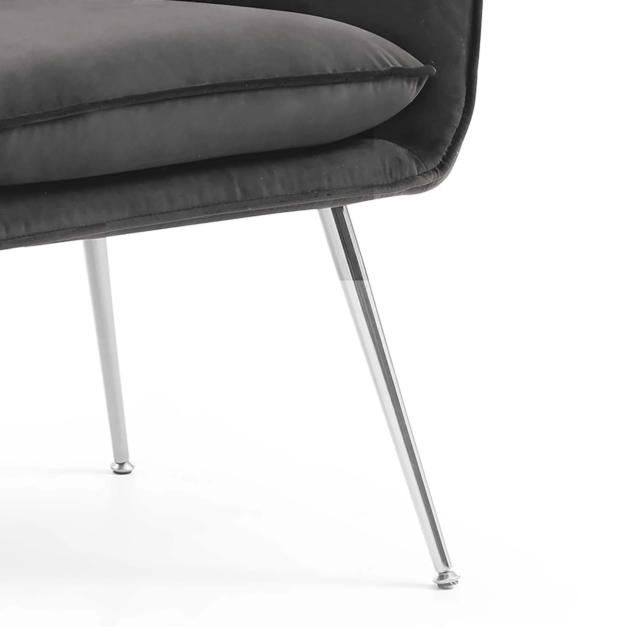 Diamond Velvet Accent Chair - Image 8
