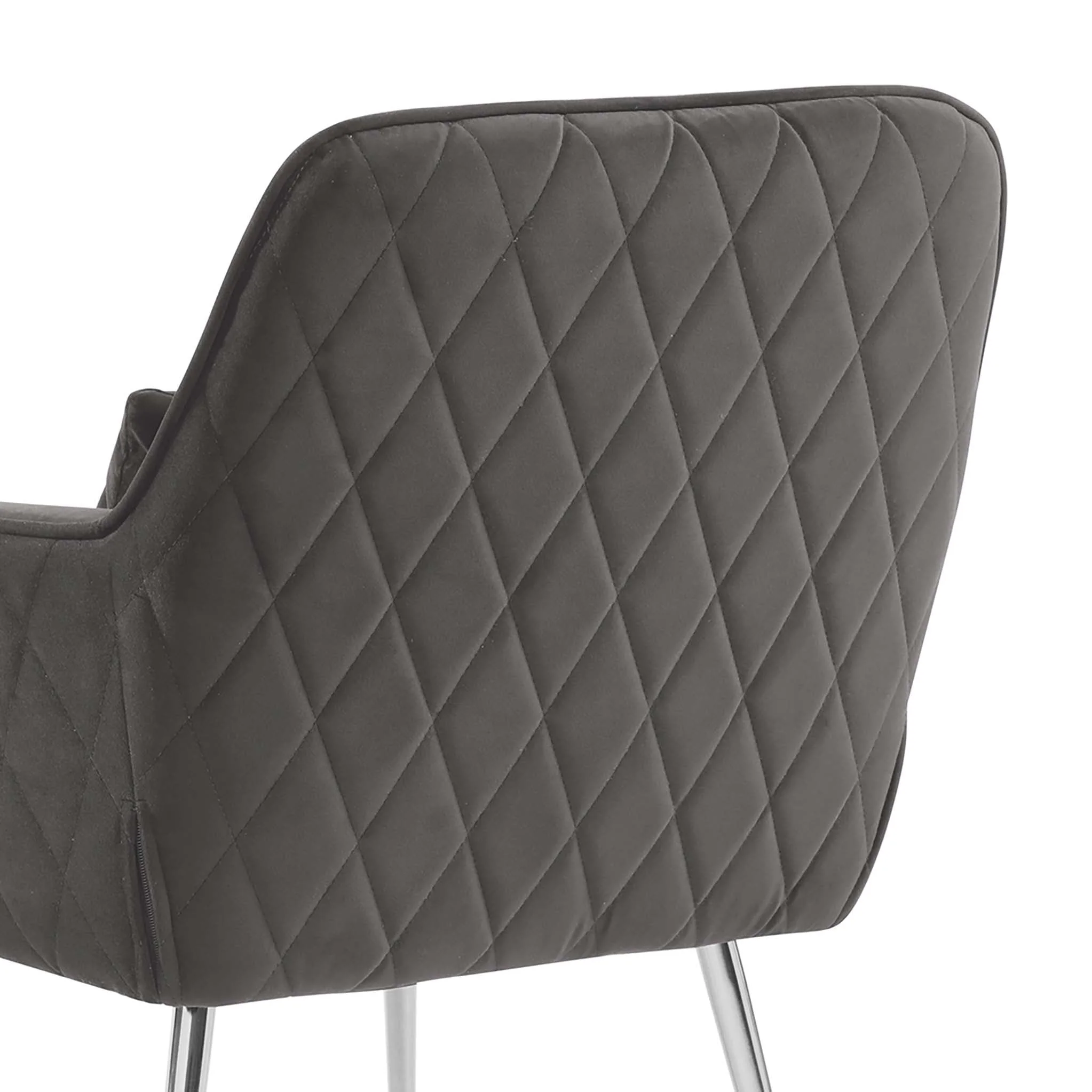 Diamond Velvet Accent Chair - Image 9