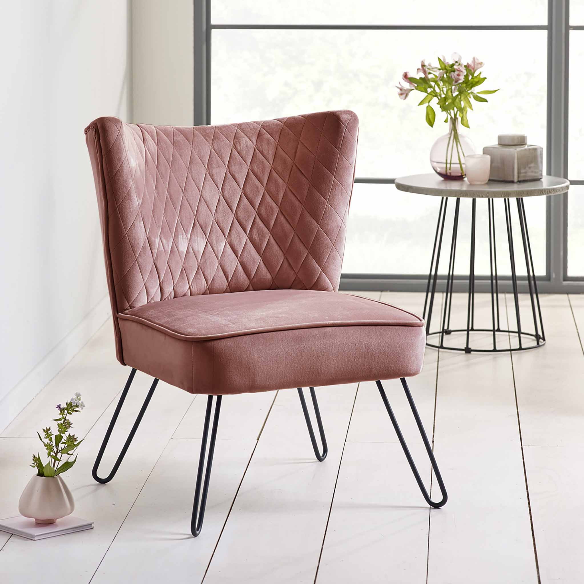 Dixie Velvet Accent Chair - Image 12