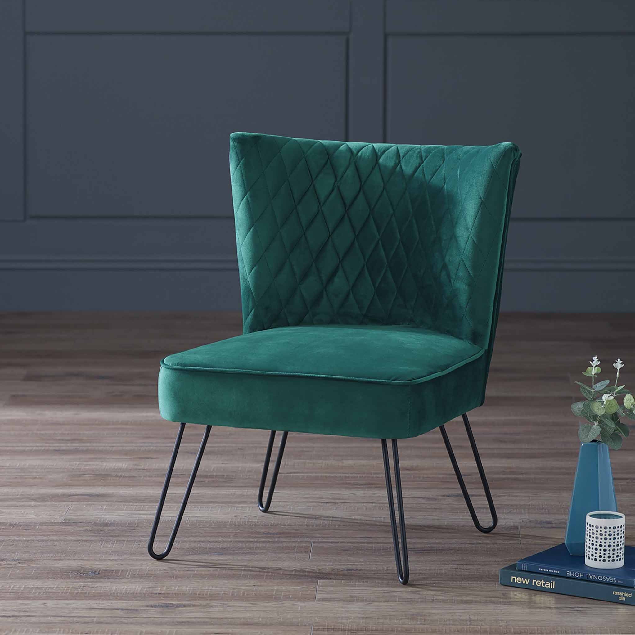 Dixie Velvet Accent Chair - Image 19