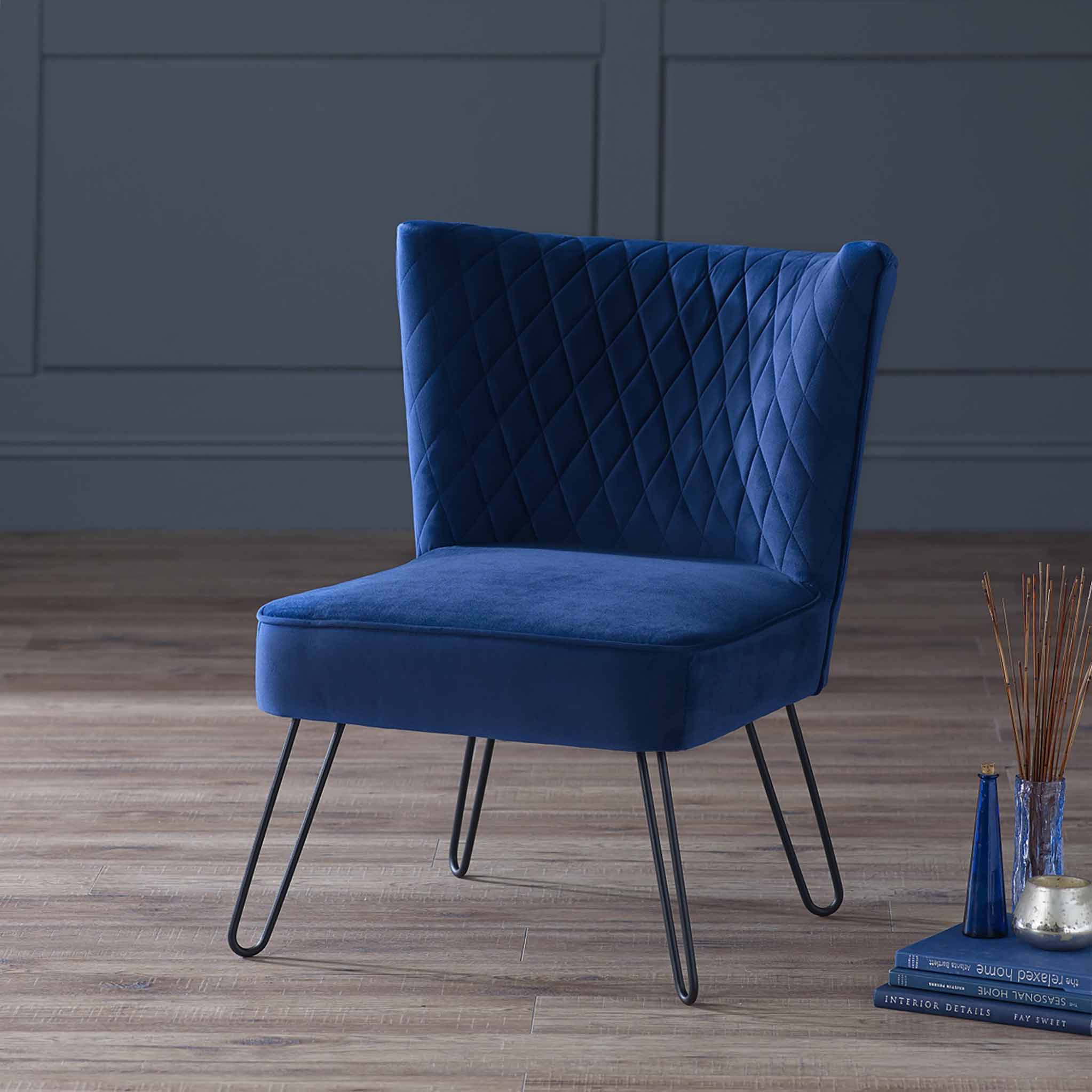 Dixie Velvet Accent Chair - Image 26