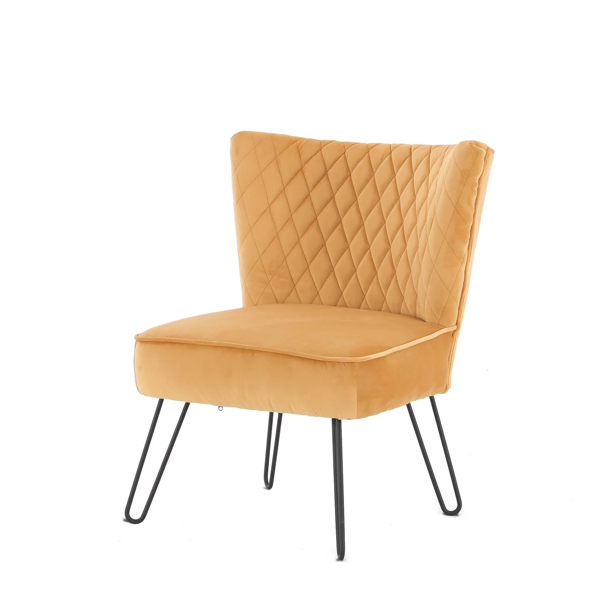 Dixie Velvet Accent Chair - Image 3
