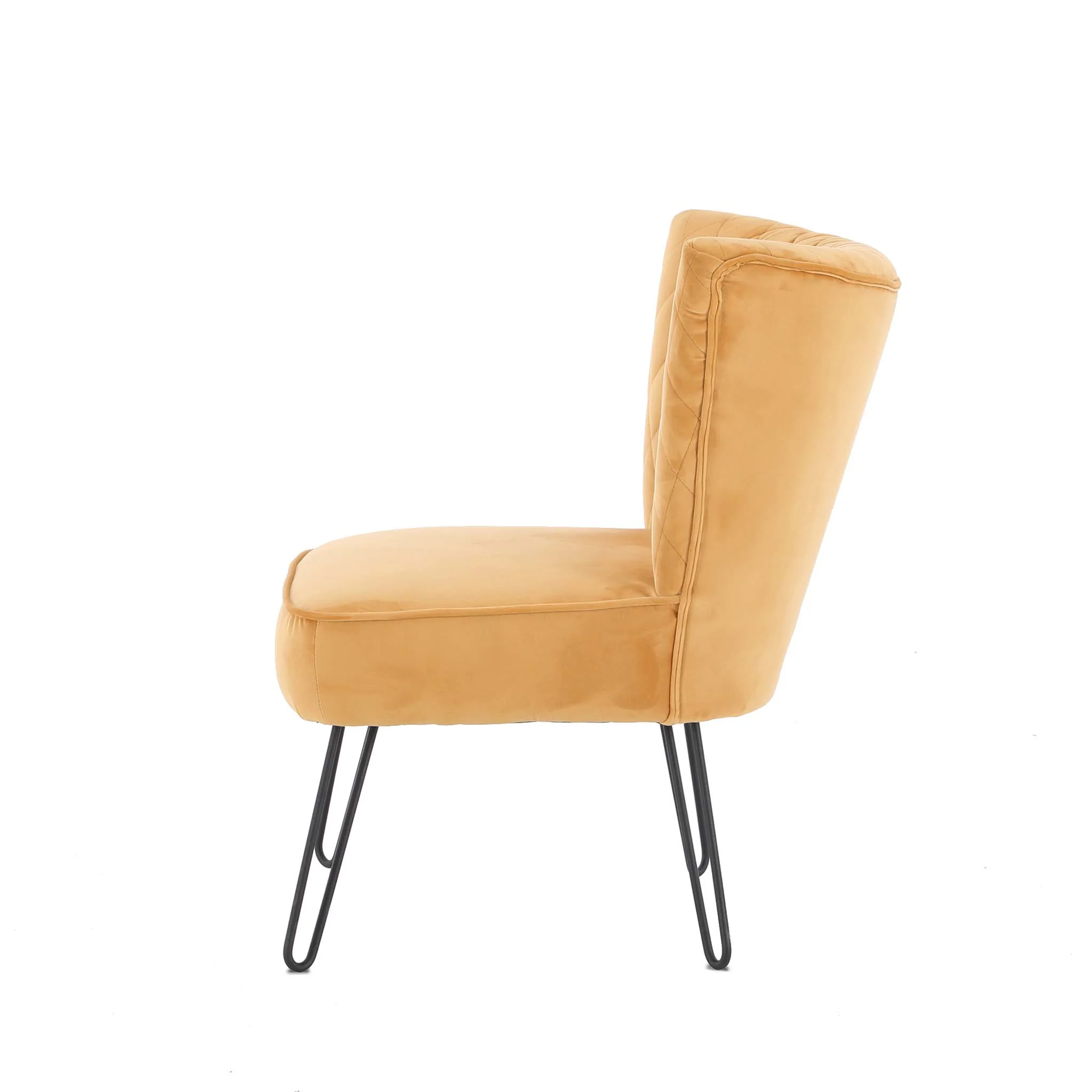 Dixie Velvet Accent Chair - Image 4