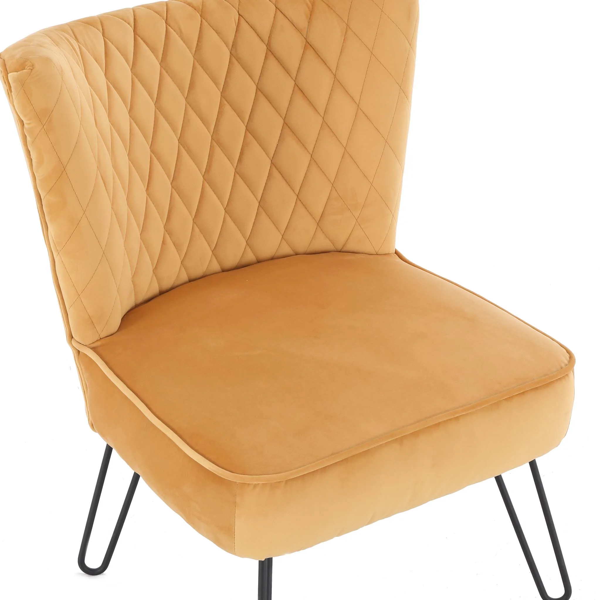 Dixie Velvet Accent Chair - Image 5