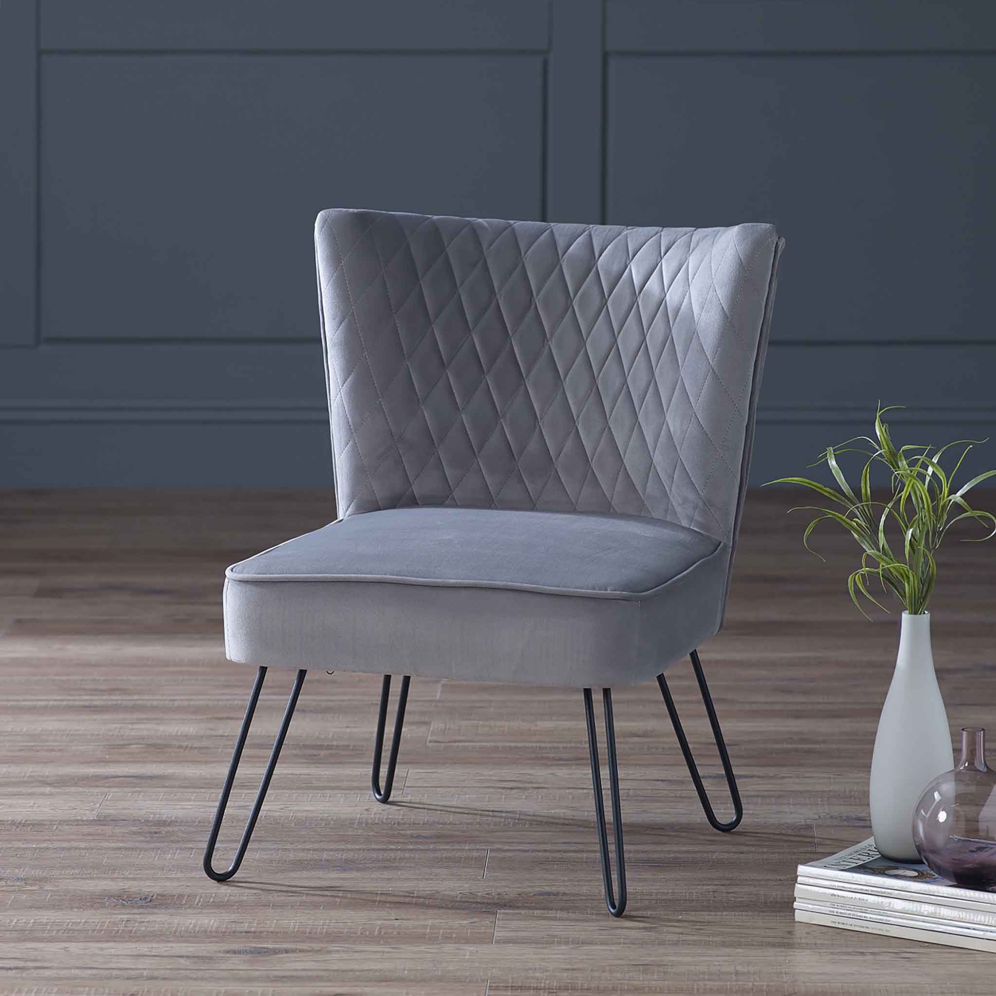 Dixie Velvet Accent Chair - Image 7
