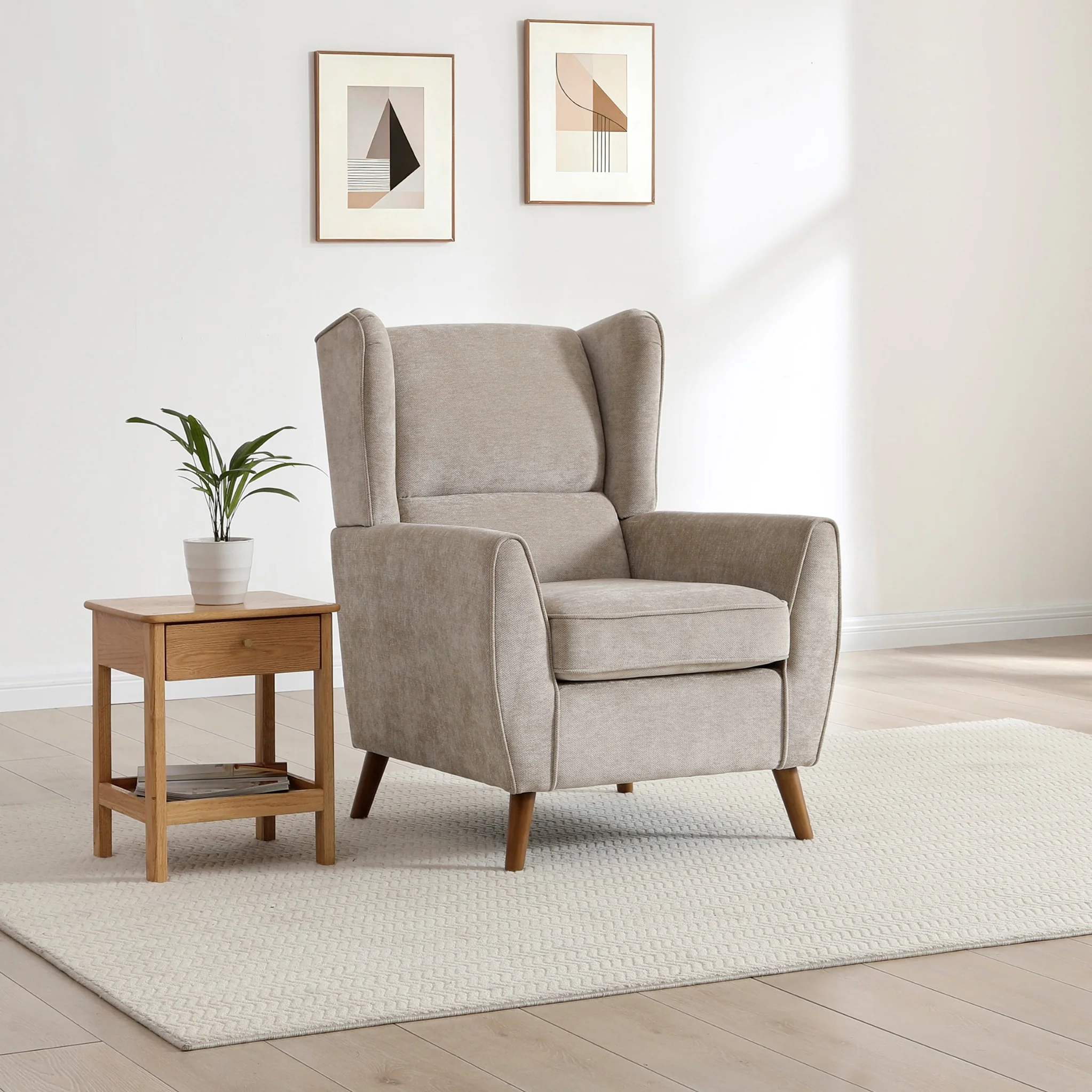 Dora Wingback Accent Chair - Image 11