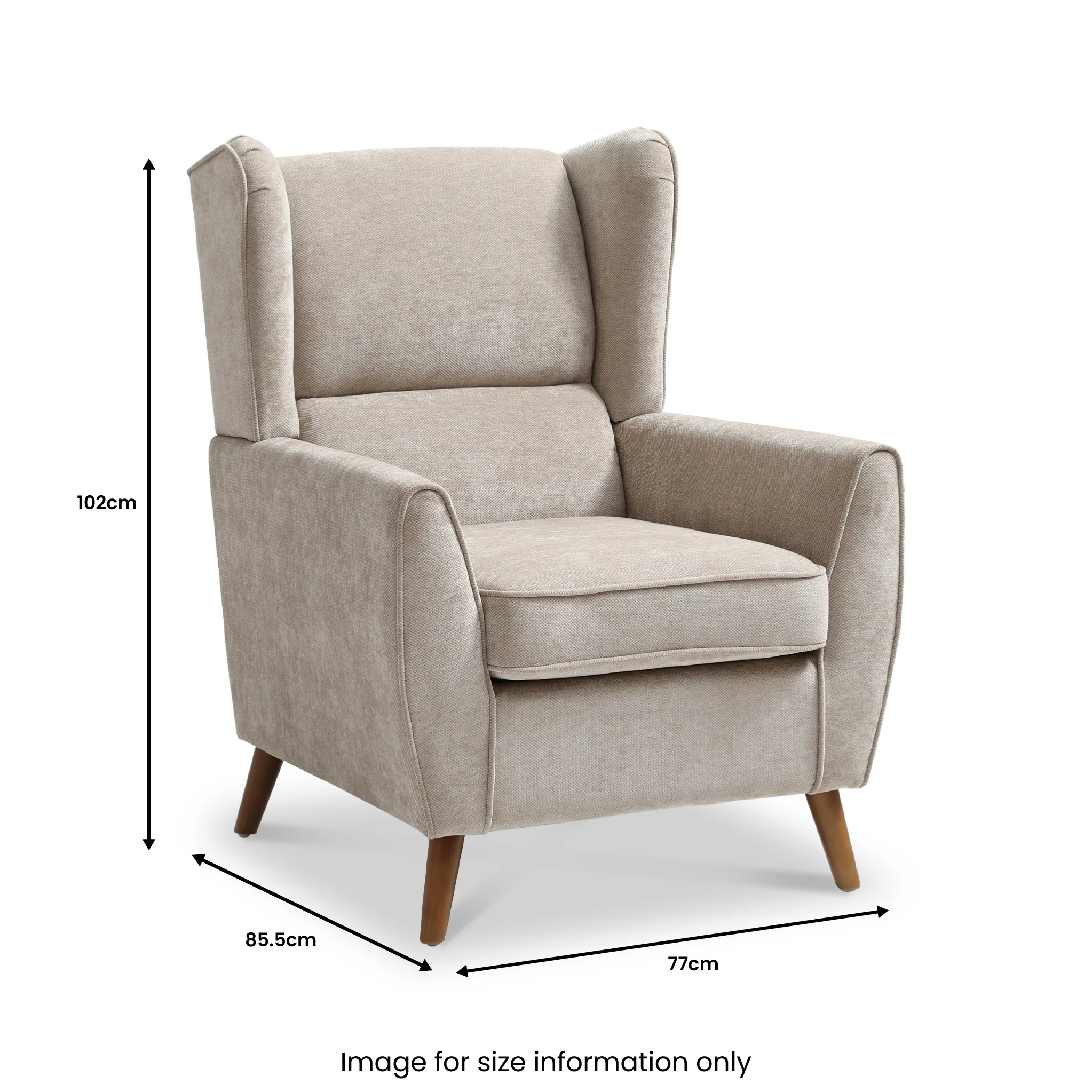 Dora Wingback Accent Chair - Image 19