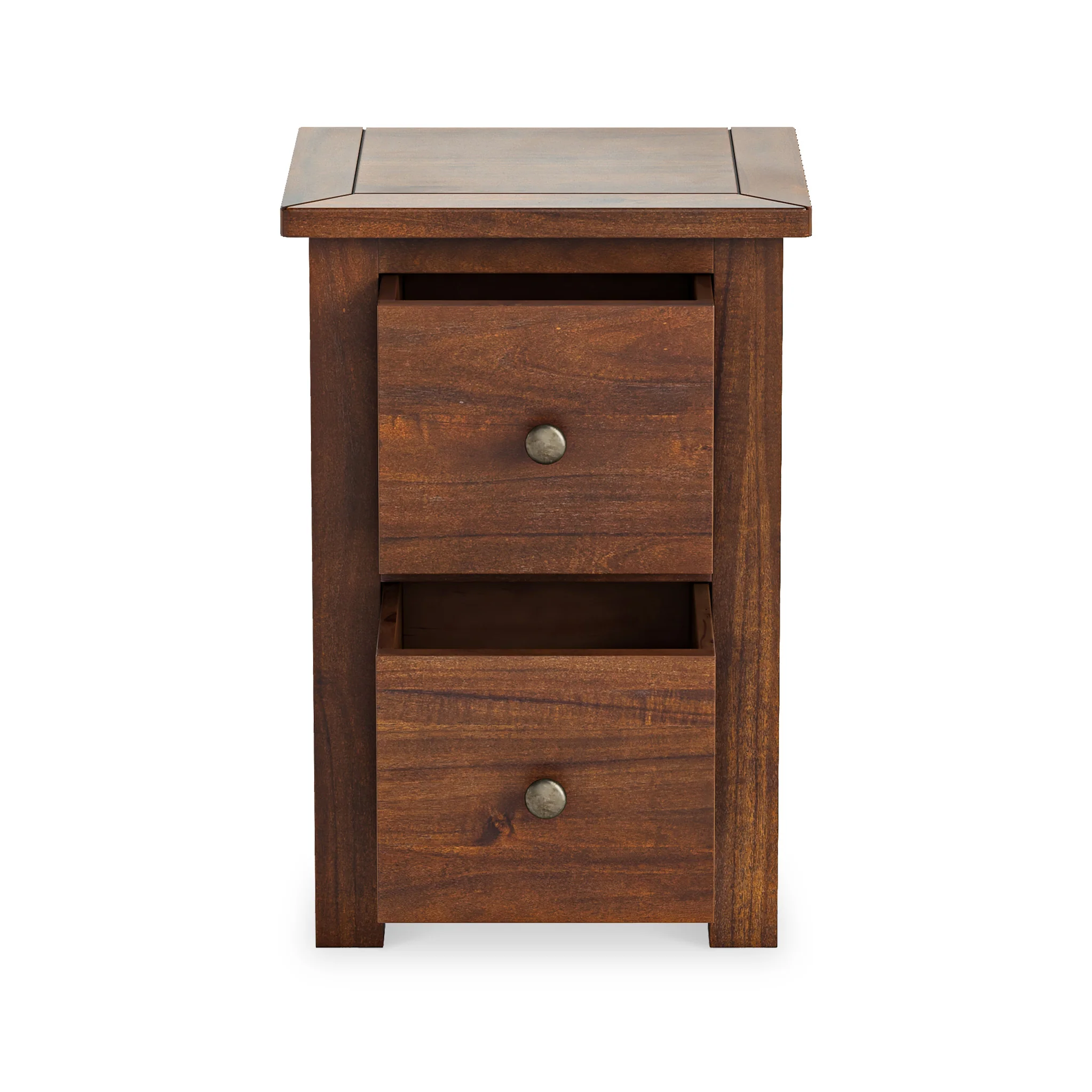 Duchy Acacia 2 Drawer Bedside Table - Image 4