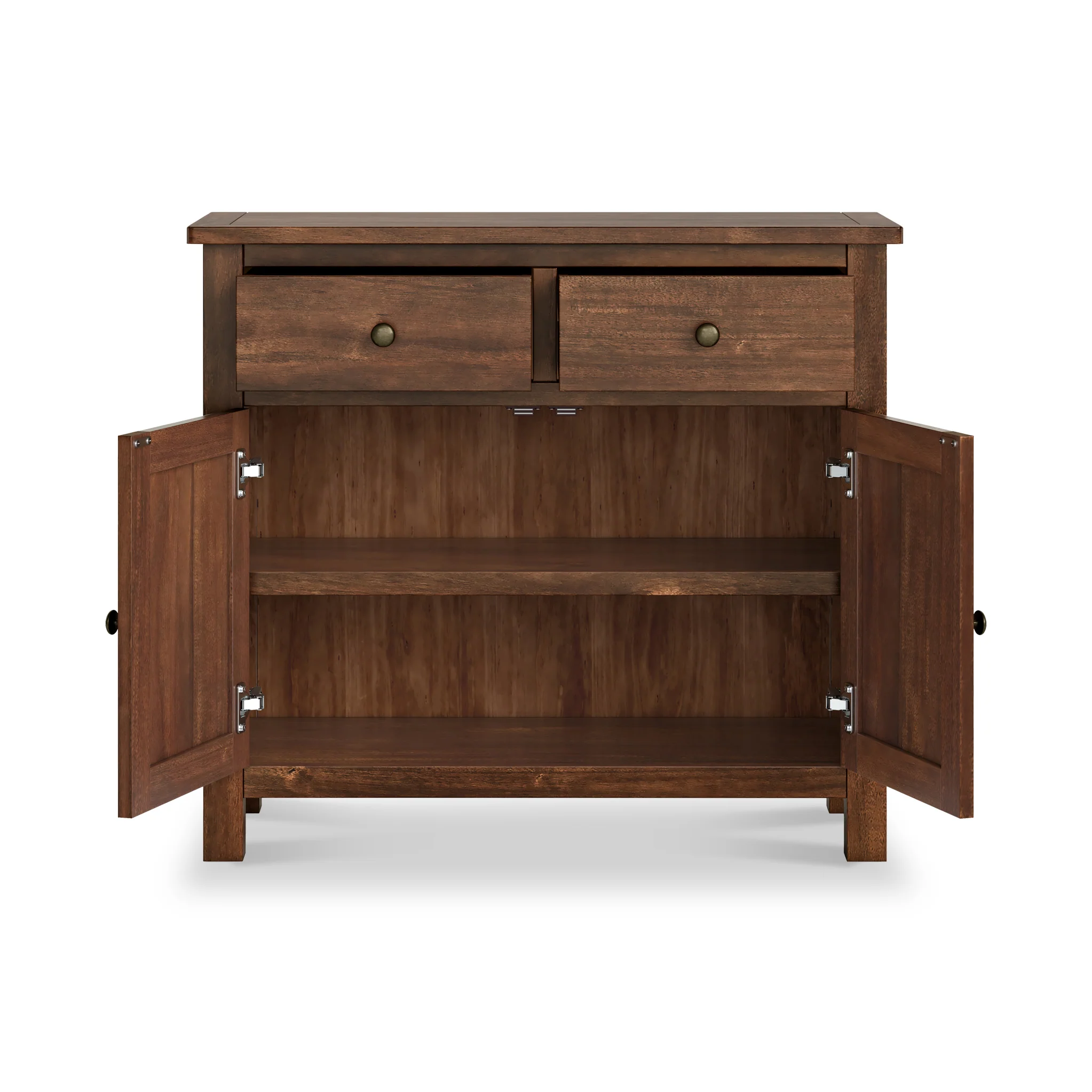 Duchy Acacia 2 Drawer Small Sideboard - Image 4