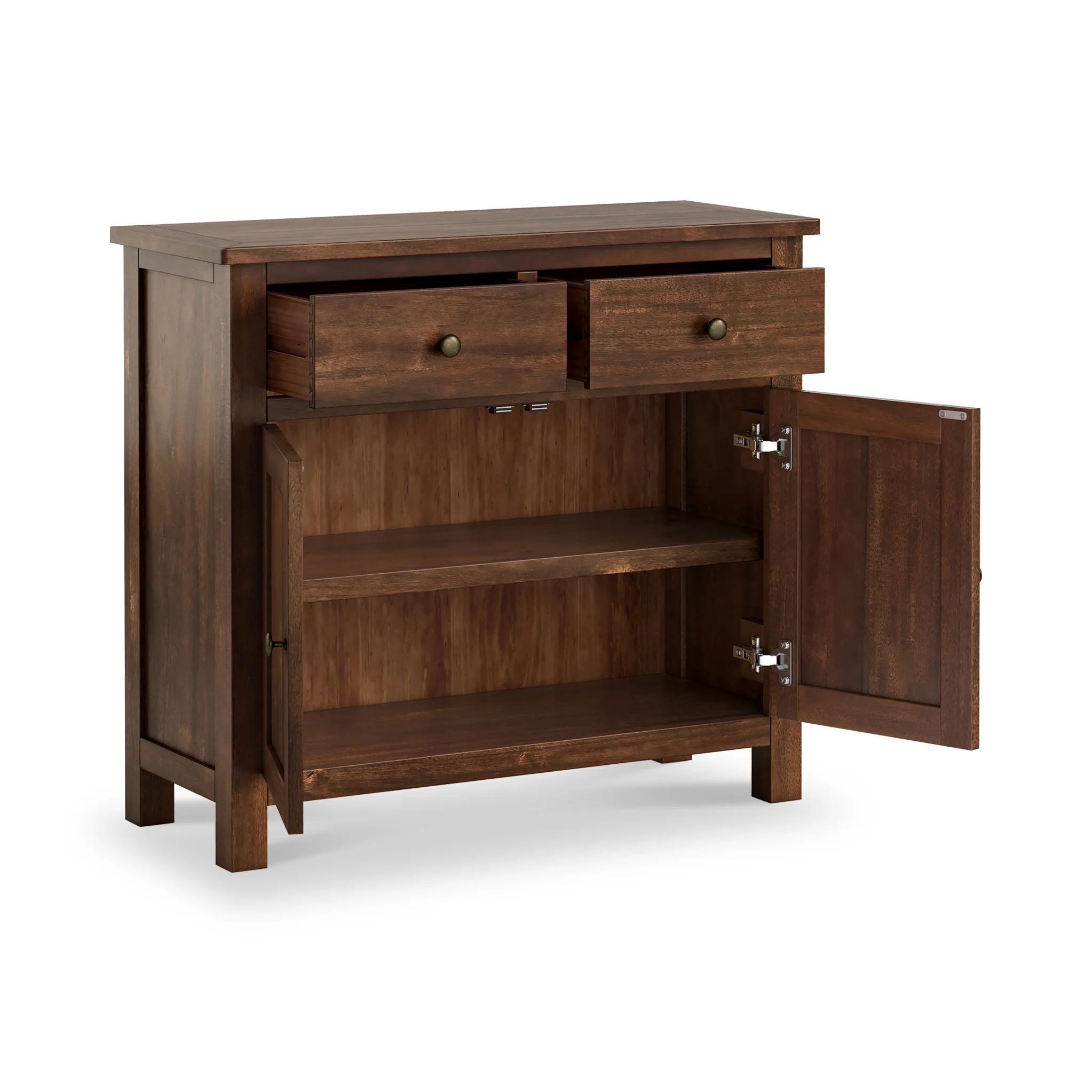 Duchy Acacia 2 Drawer Small Sideboard - Image 7