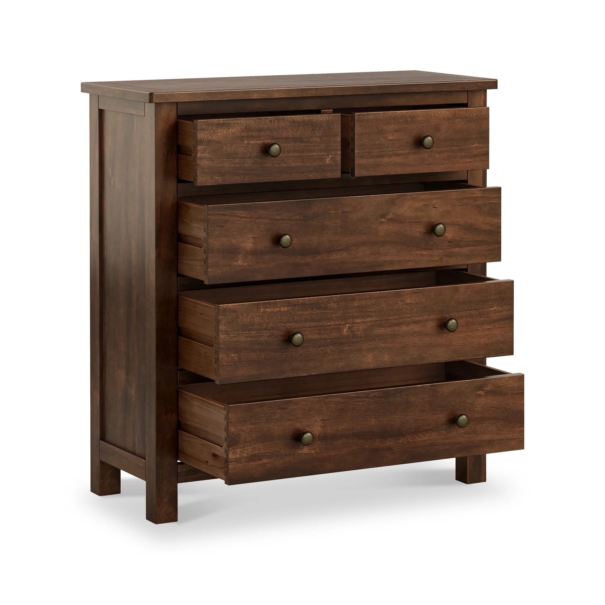 Duchy Acacia 2 over 3 Drawers Chest - Image 5