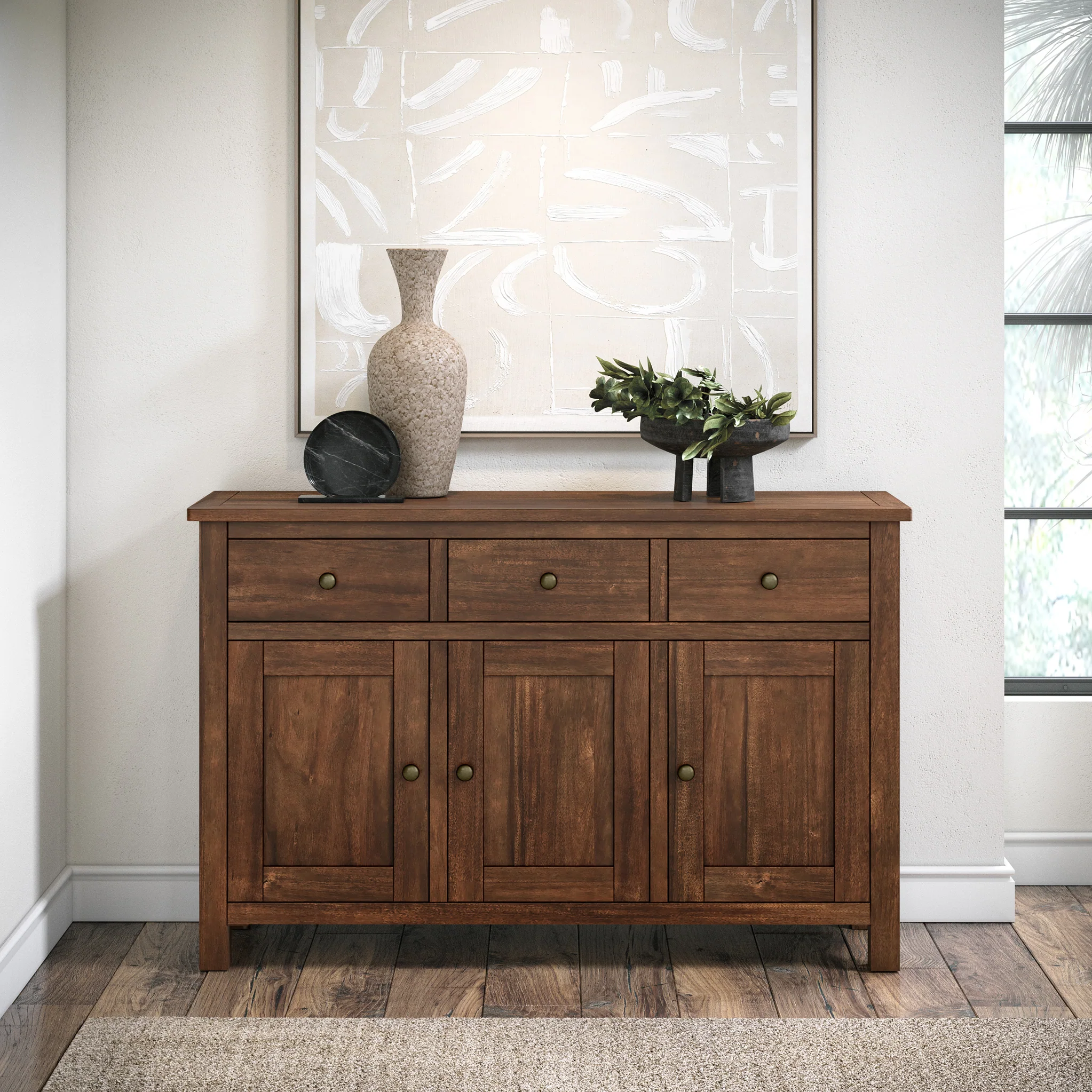 Duchy Acacia 3 Drawer Large Sideboard - Image 2