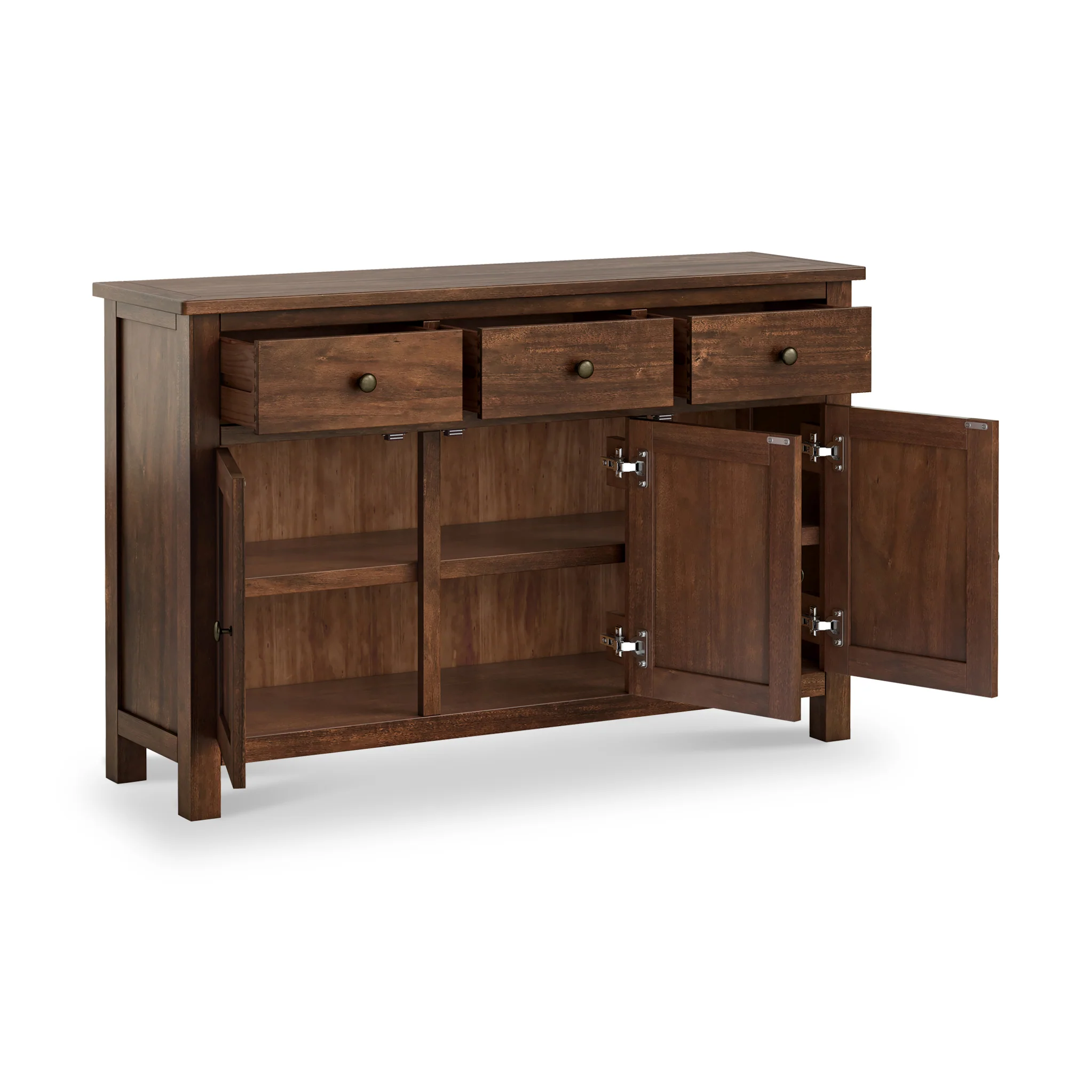 Duchy Acacia 3 Drawer Large Sideboard - Image 4