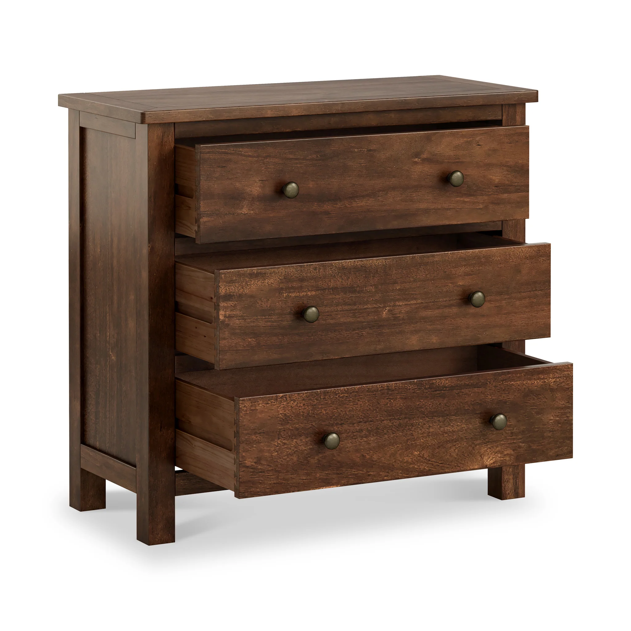 Duchy Acacia 3 Drawers Chest - Image 4