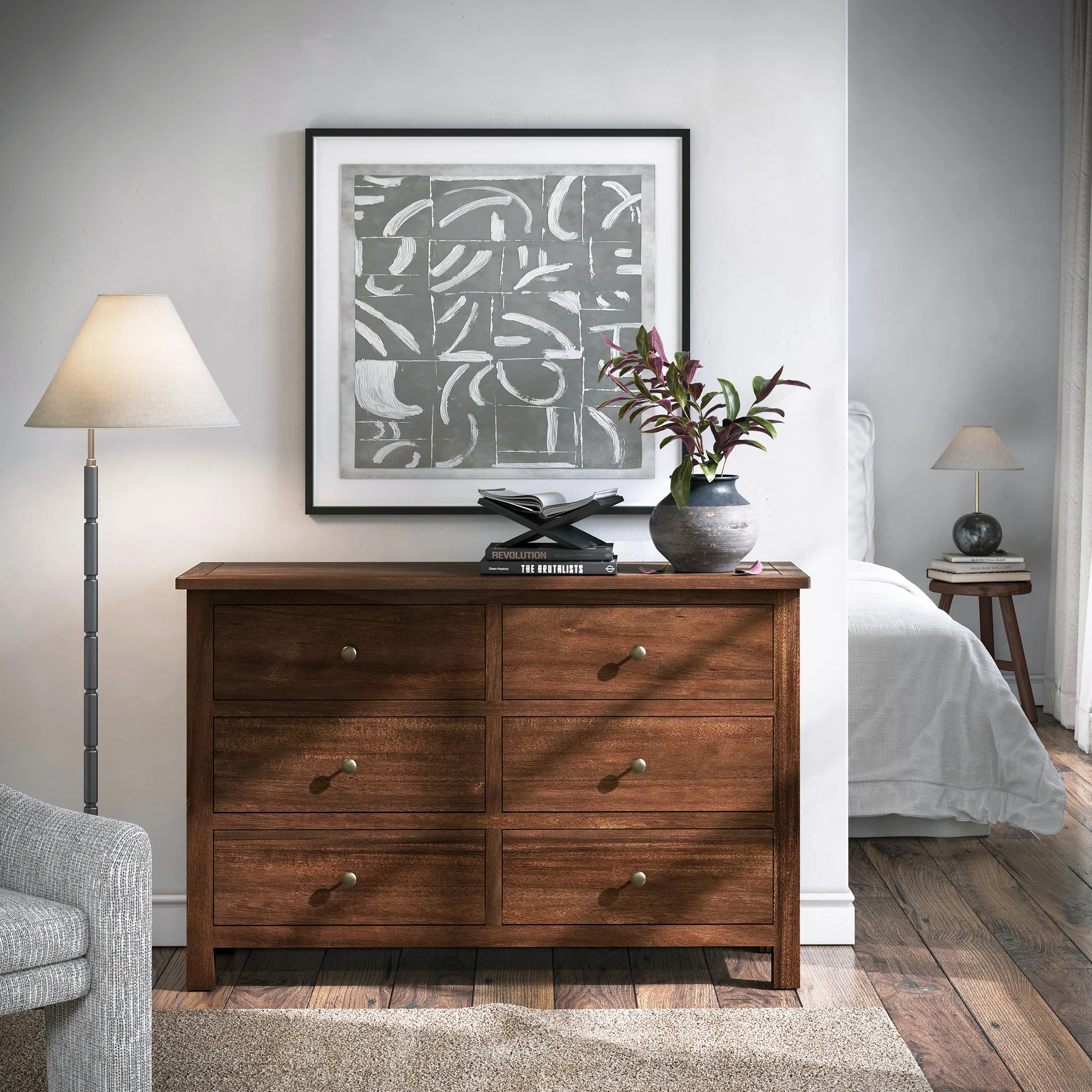 Duchy Acacia 6 Drawer Chest - Image 2