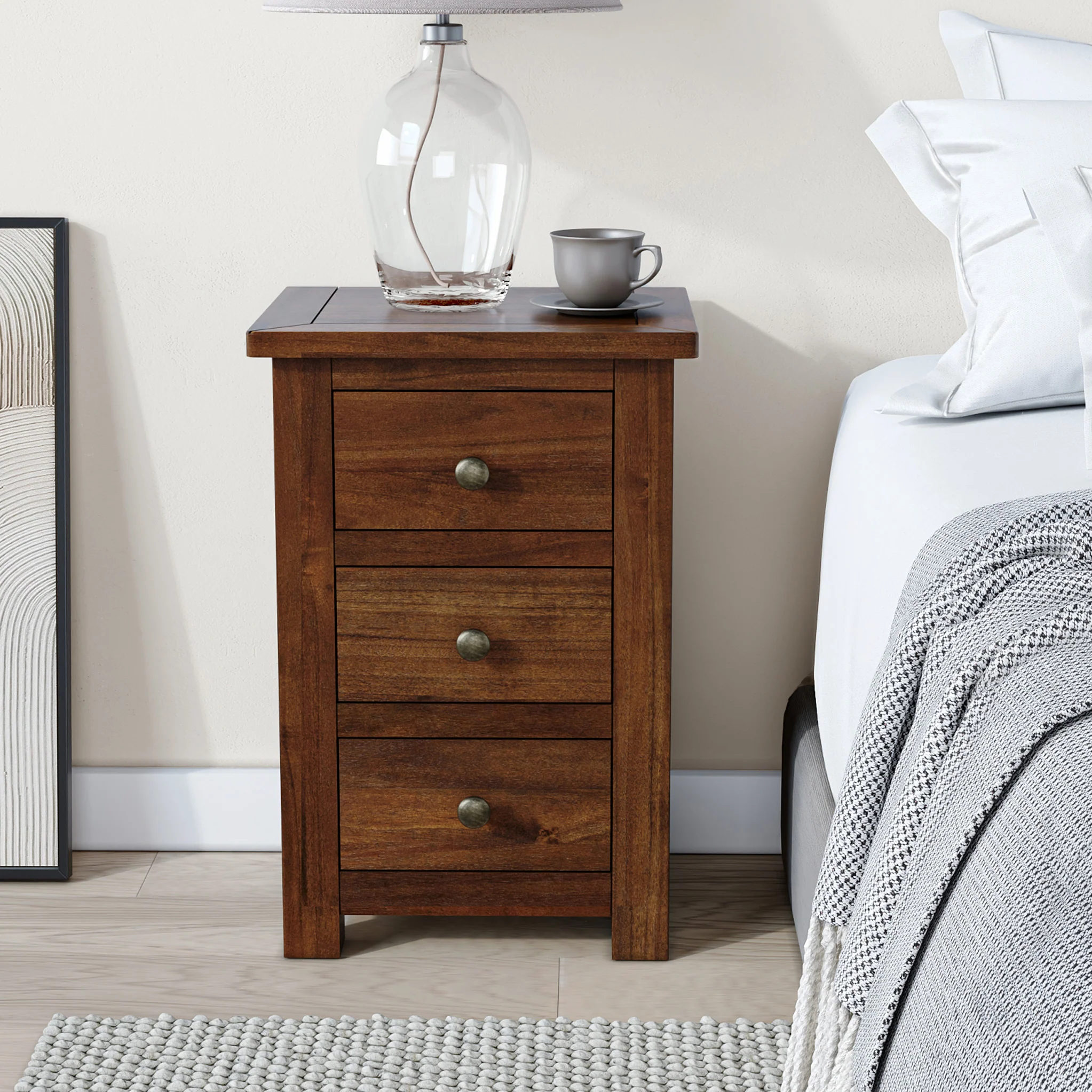 Duchy Acacia Bedside Table - Image 2