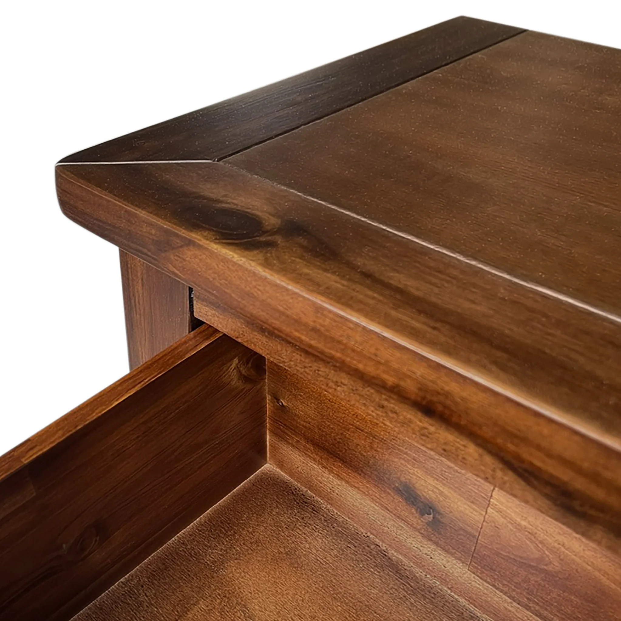 Duchy Acacia Bedside Table - Image 7