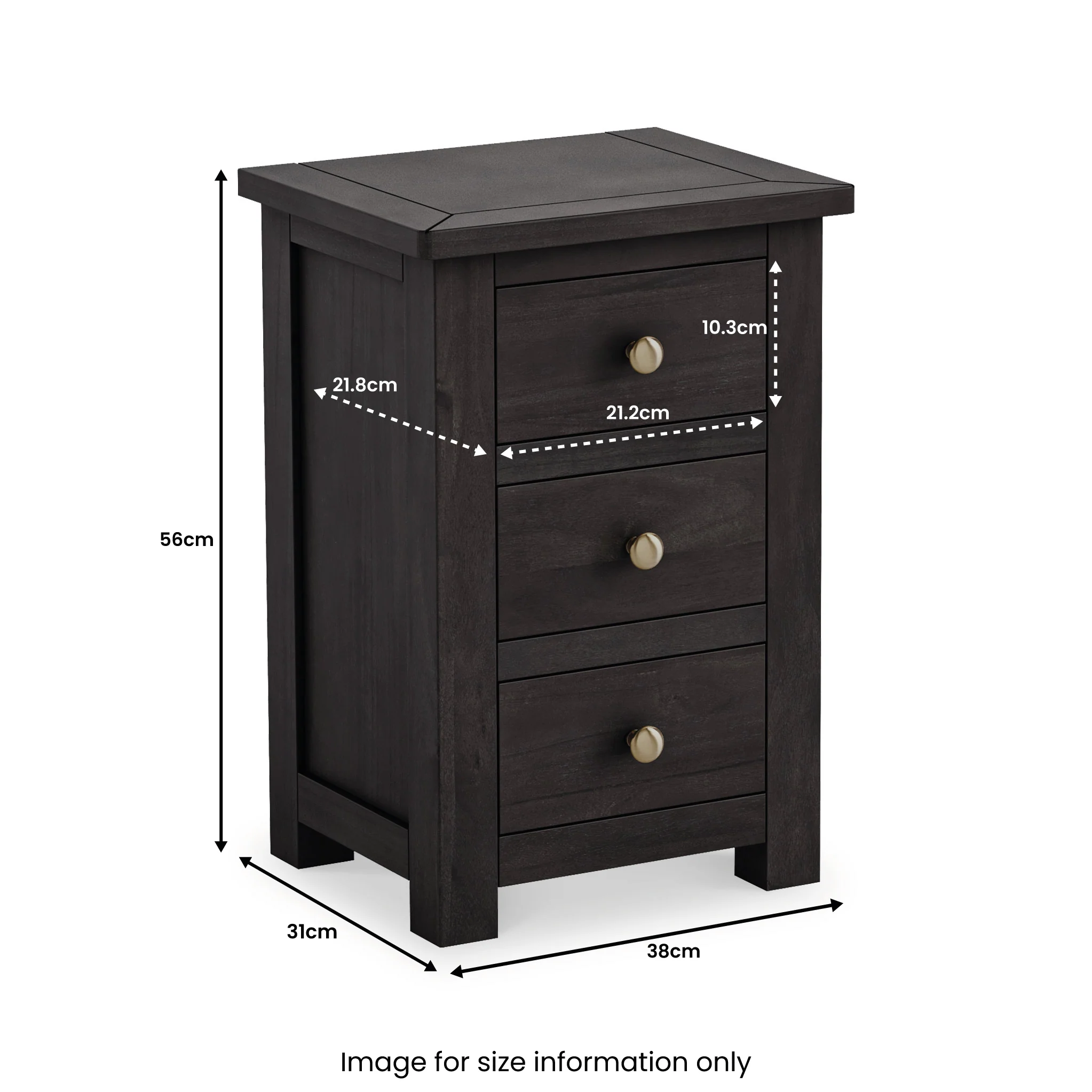 Duchy Acacia Bedside Table - Image 8