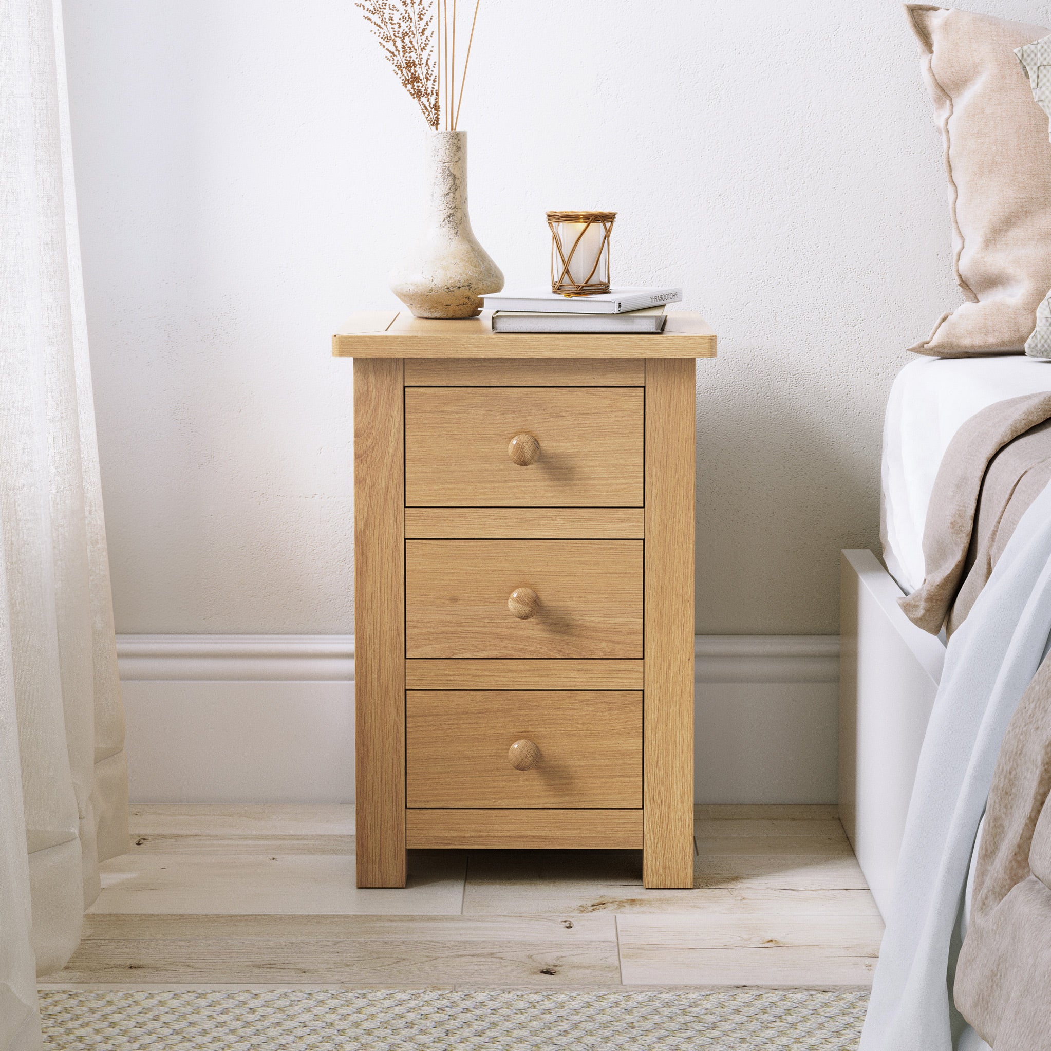 Duchy Oak Bedside Table - Image 2