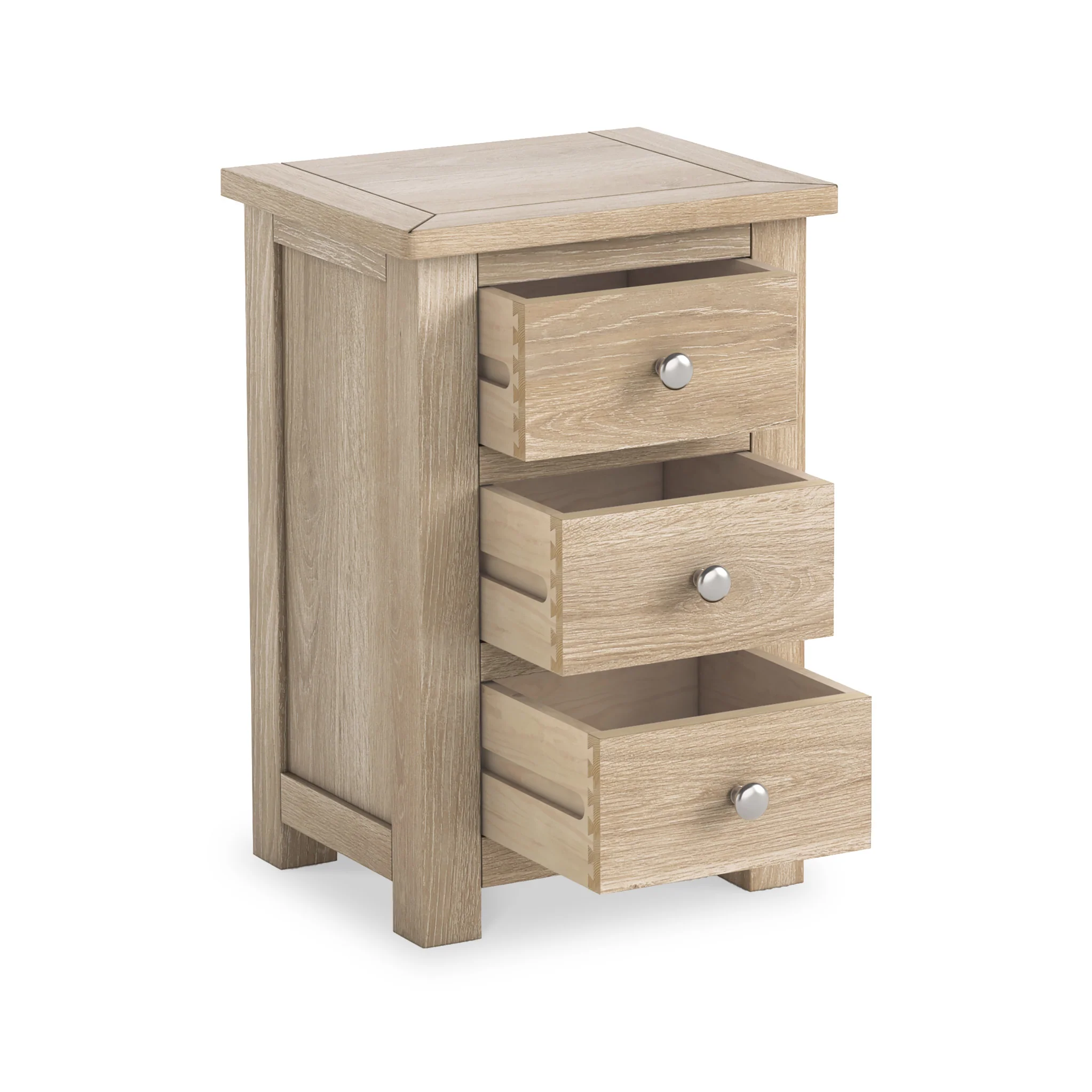 Duchy Washed Oak Bedside Table - Image 4
