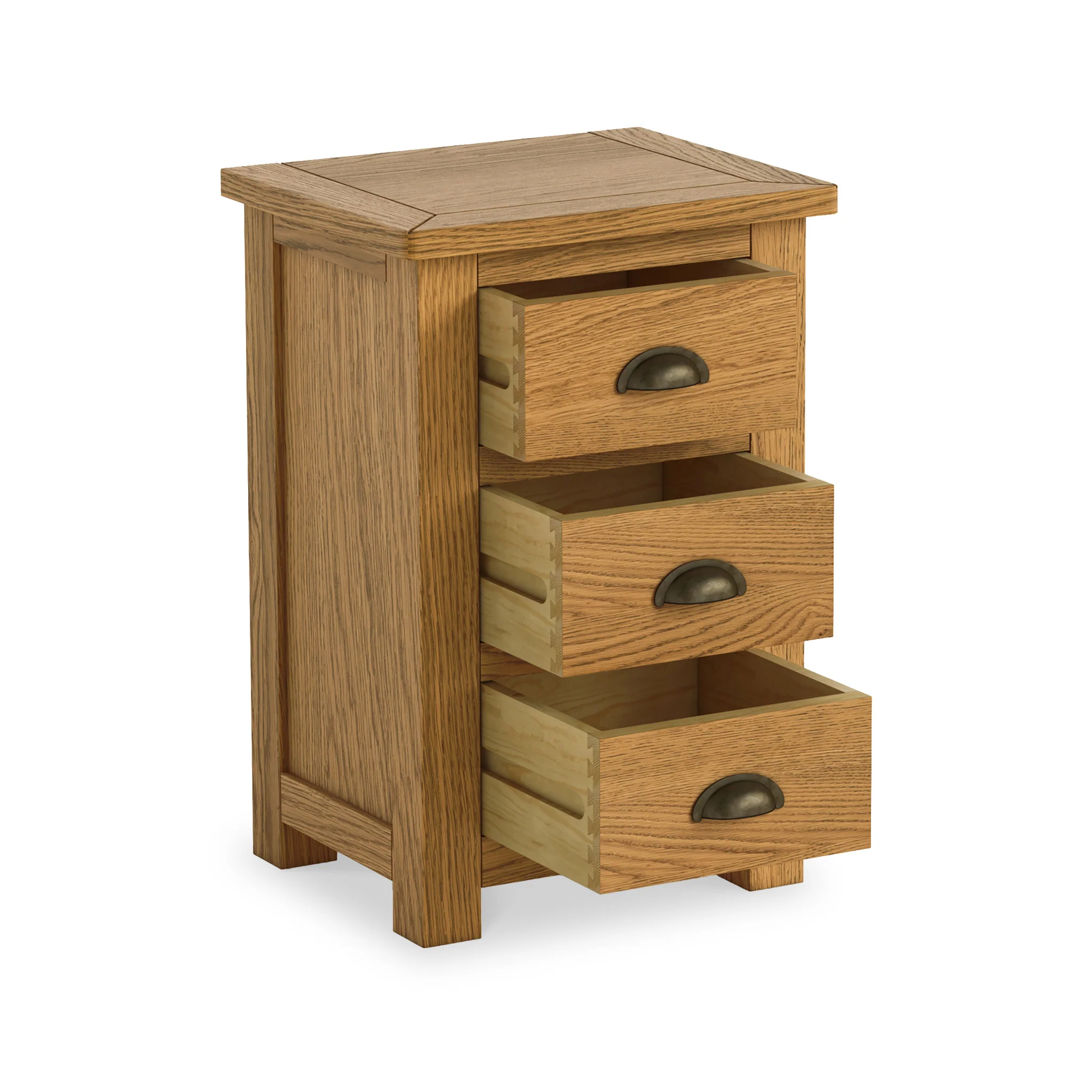 Duchy Waxed Oak Bedside Table - Image 4