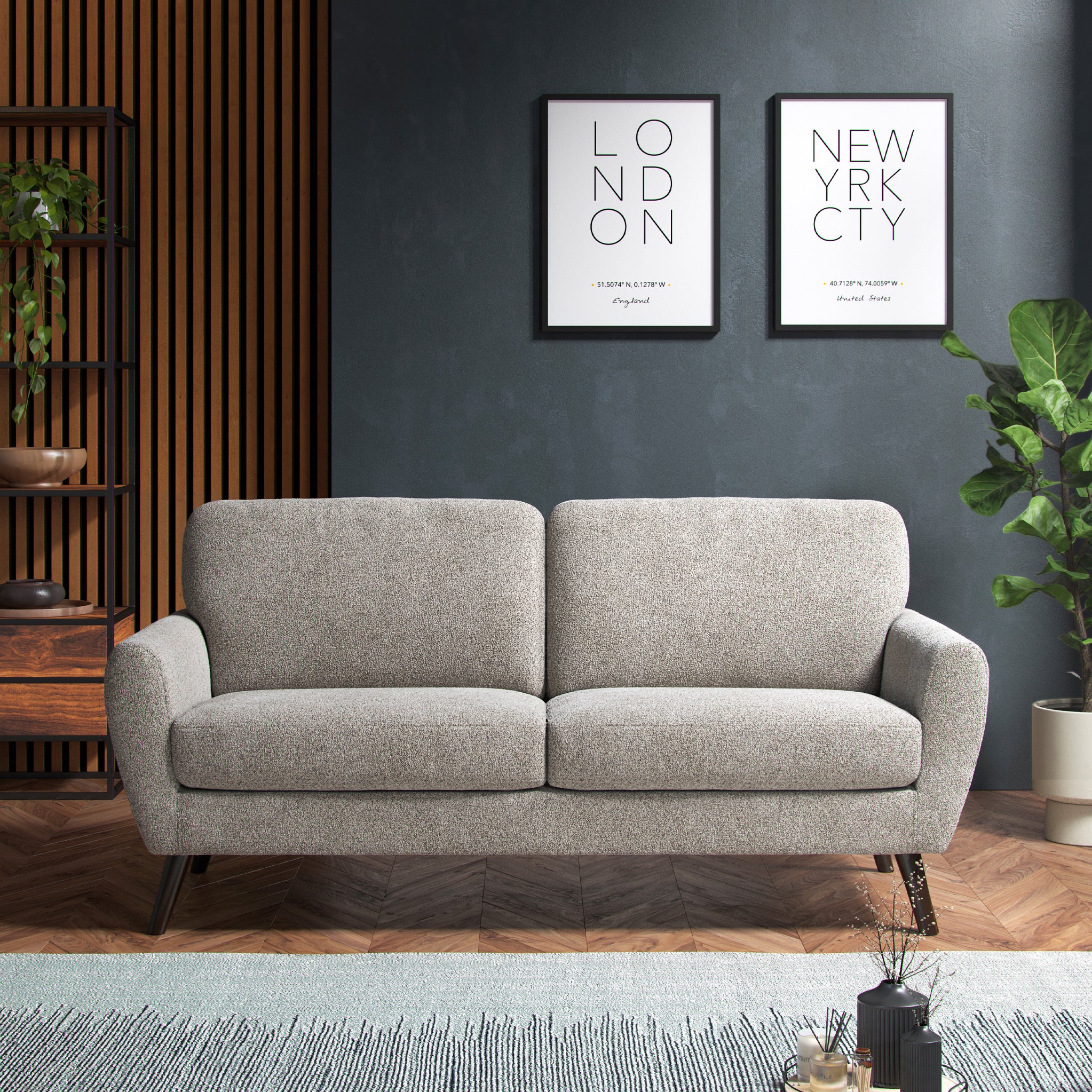 Dulcie Boucle 3 Seater Sofa - Image 2
