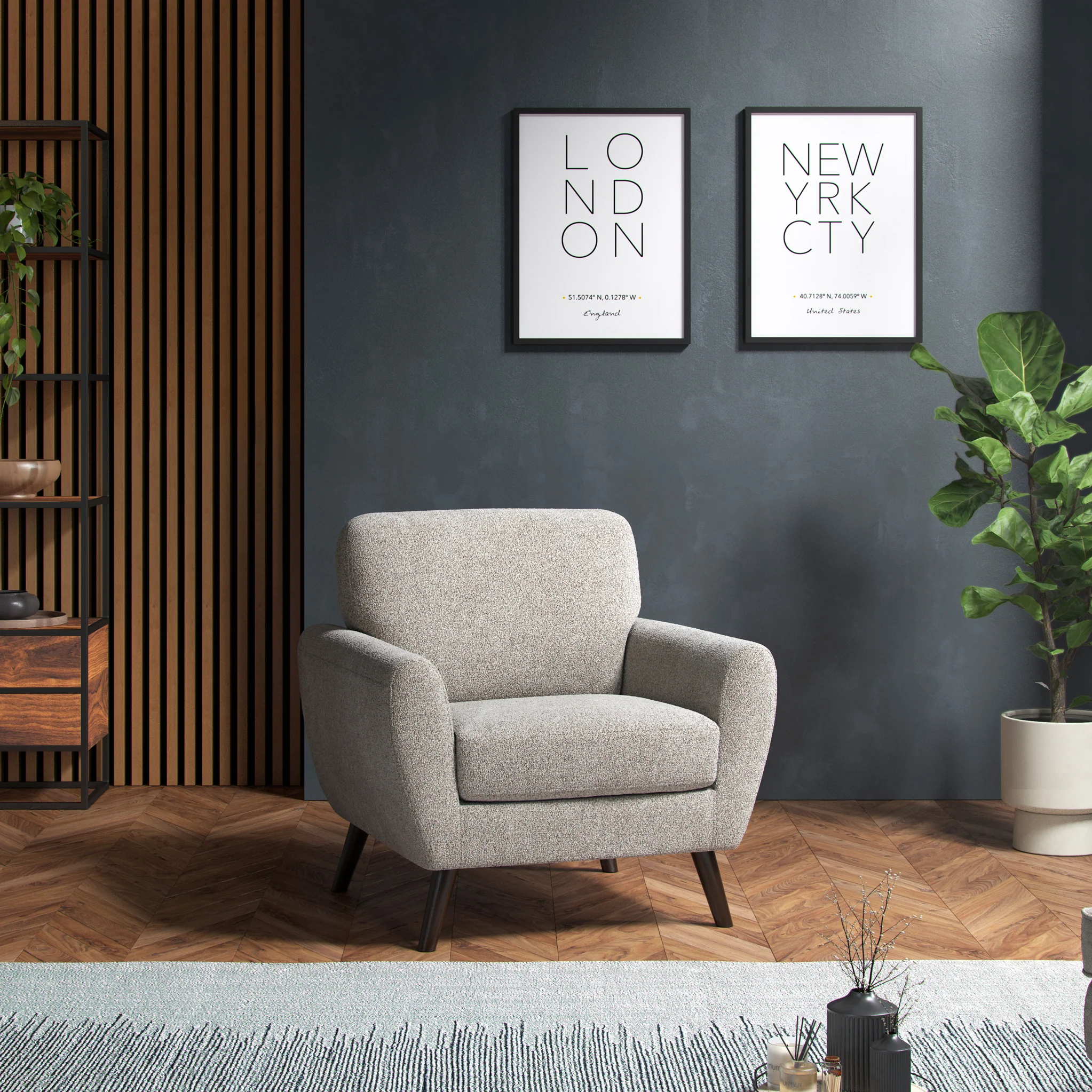 Dulcie Boucle Armchair - Image 2